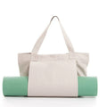 Women's Large Canvas Yoga Tote Bag – Shoulder & Handheld Organizer | Multiple Colors