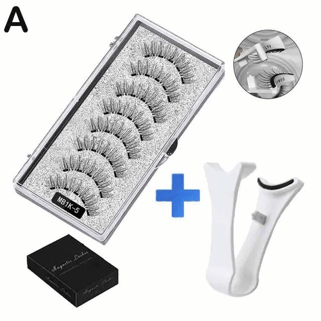 Reusable 3D Magnetic Eyelashes