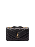 Saint Laurent Women Loulou Medium Bag In Matelassé Lambskin