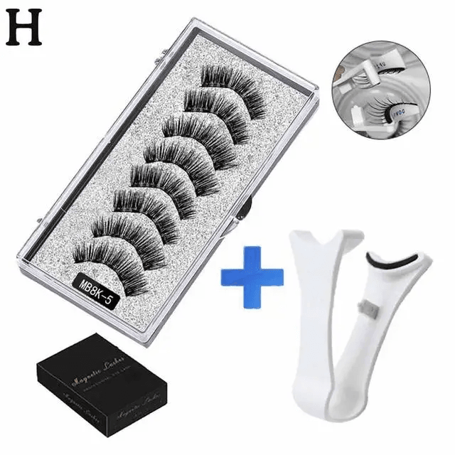 Reusable 3D Magnetic Eyelashes