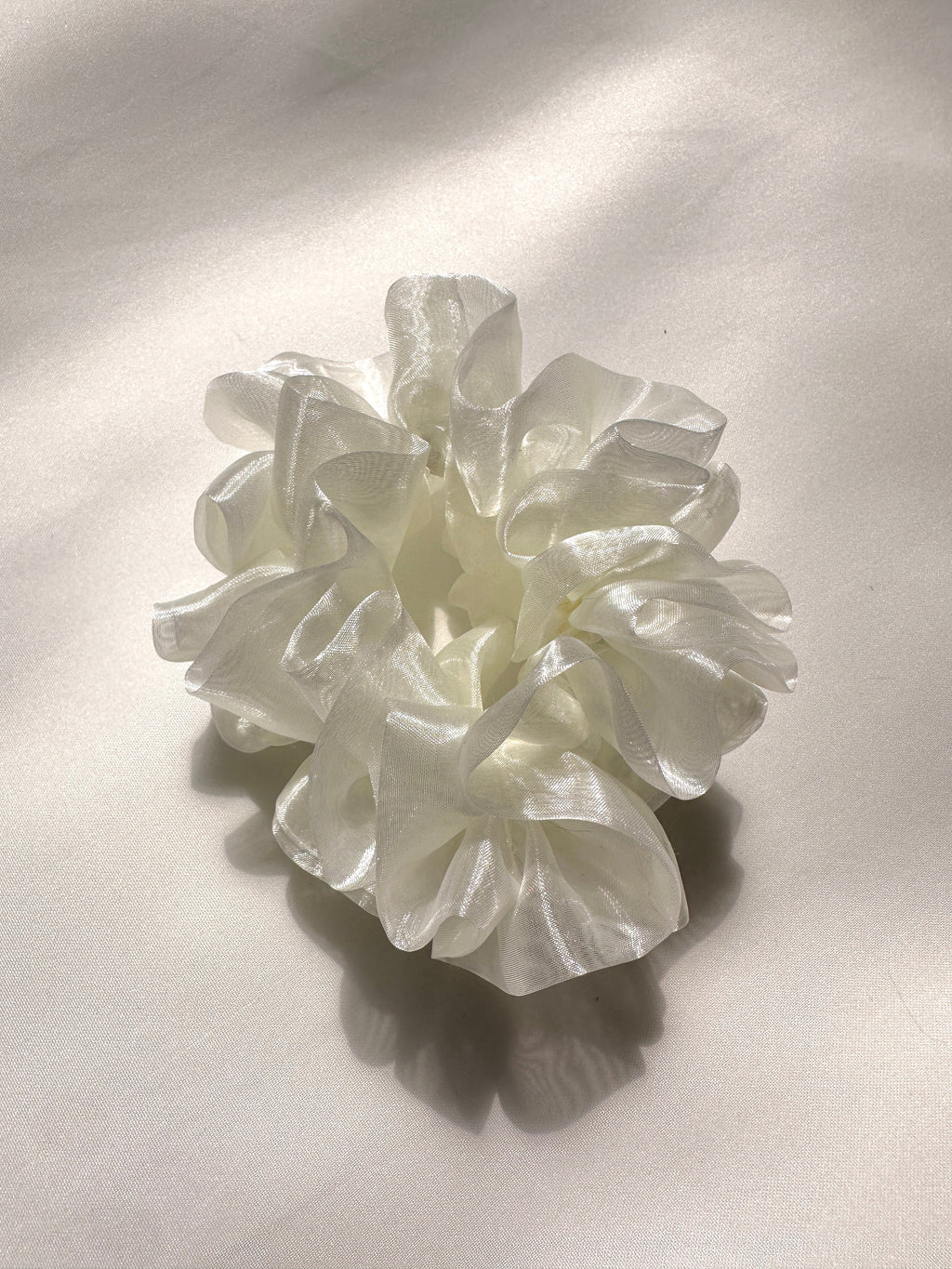 Cloud Ruffle Scrunchie