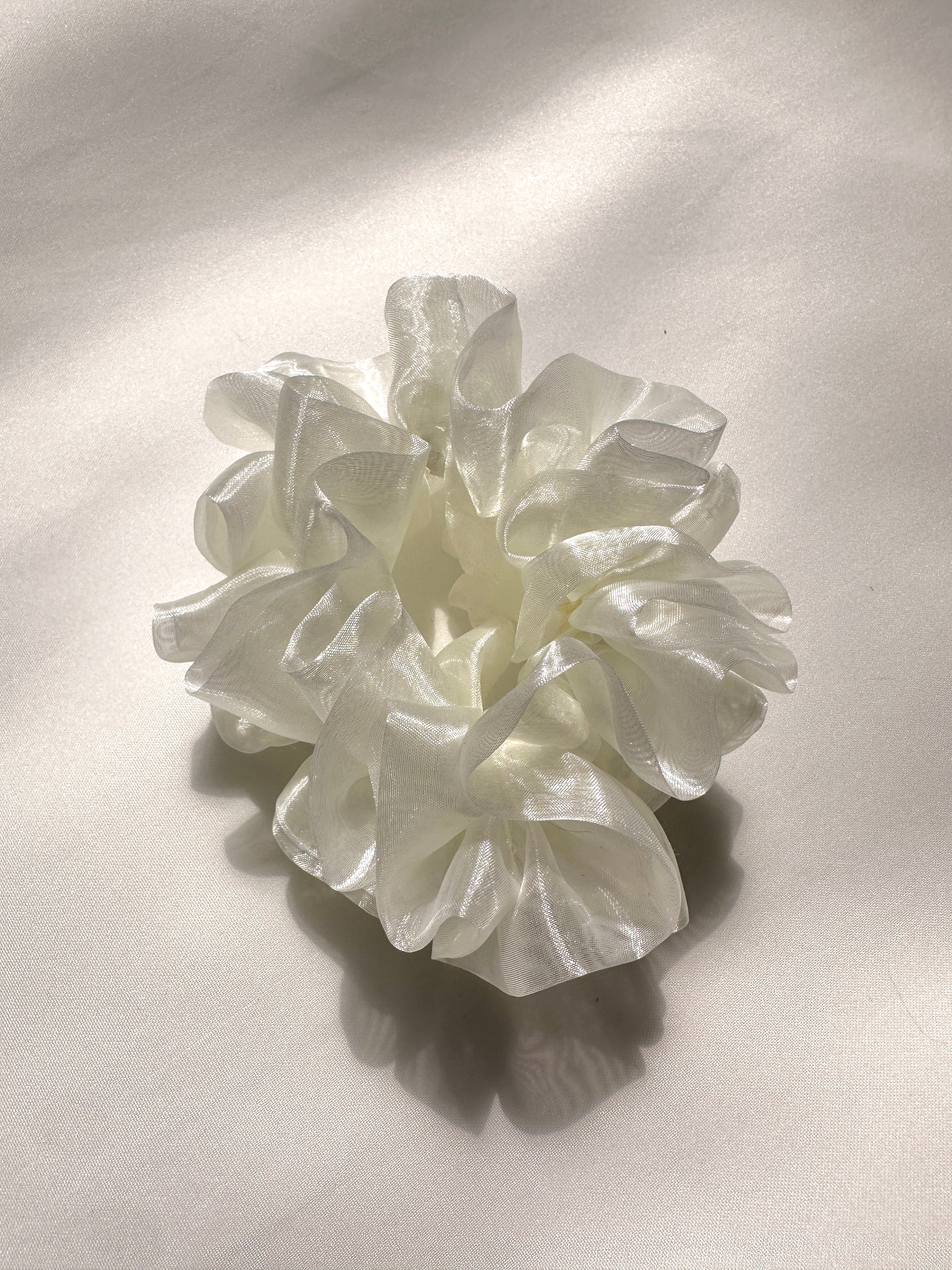 Cloud Ruffle Scrunchie