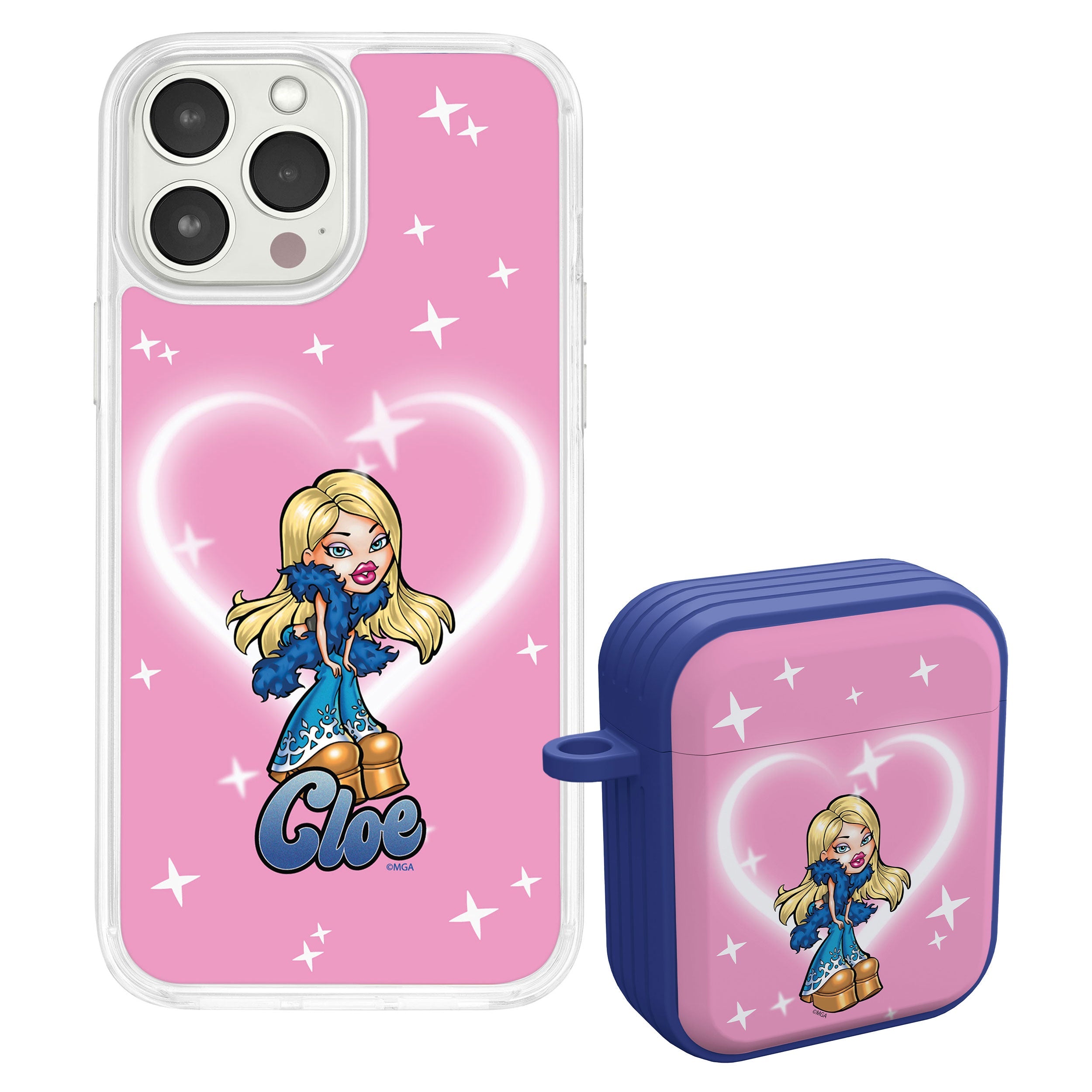 Bratz® Passion For Fashion HD Apple iPhone 13 Mag-Safe Phone Case and AirPods Gen 1 & 2 Combo Package