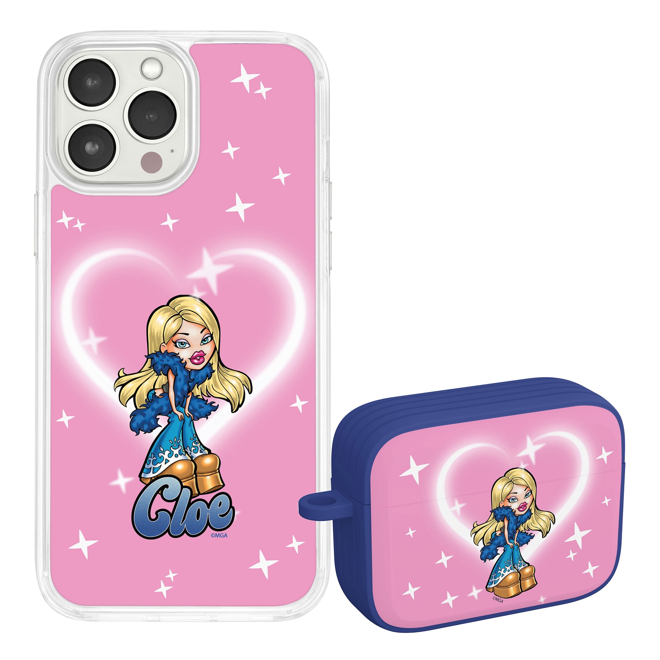 Bratz® Passion For Fashion HD Apple iPhone 12 Mag-Safe Phone Case and AirPods Pro Combo Package