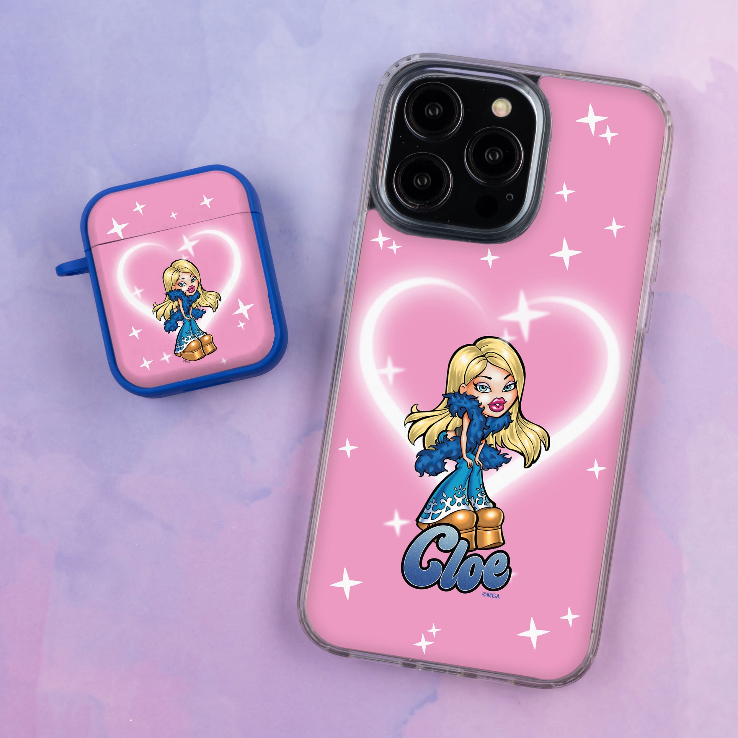 Bratz® Passion For Fashion HD Apple iPhone 13 Mag-Safe Phone Case and AirPods Gen 1 & 2 Combo Package