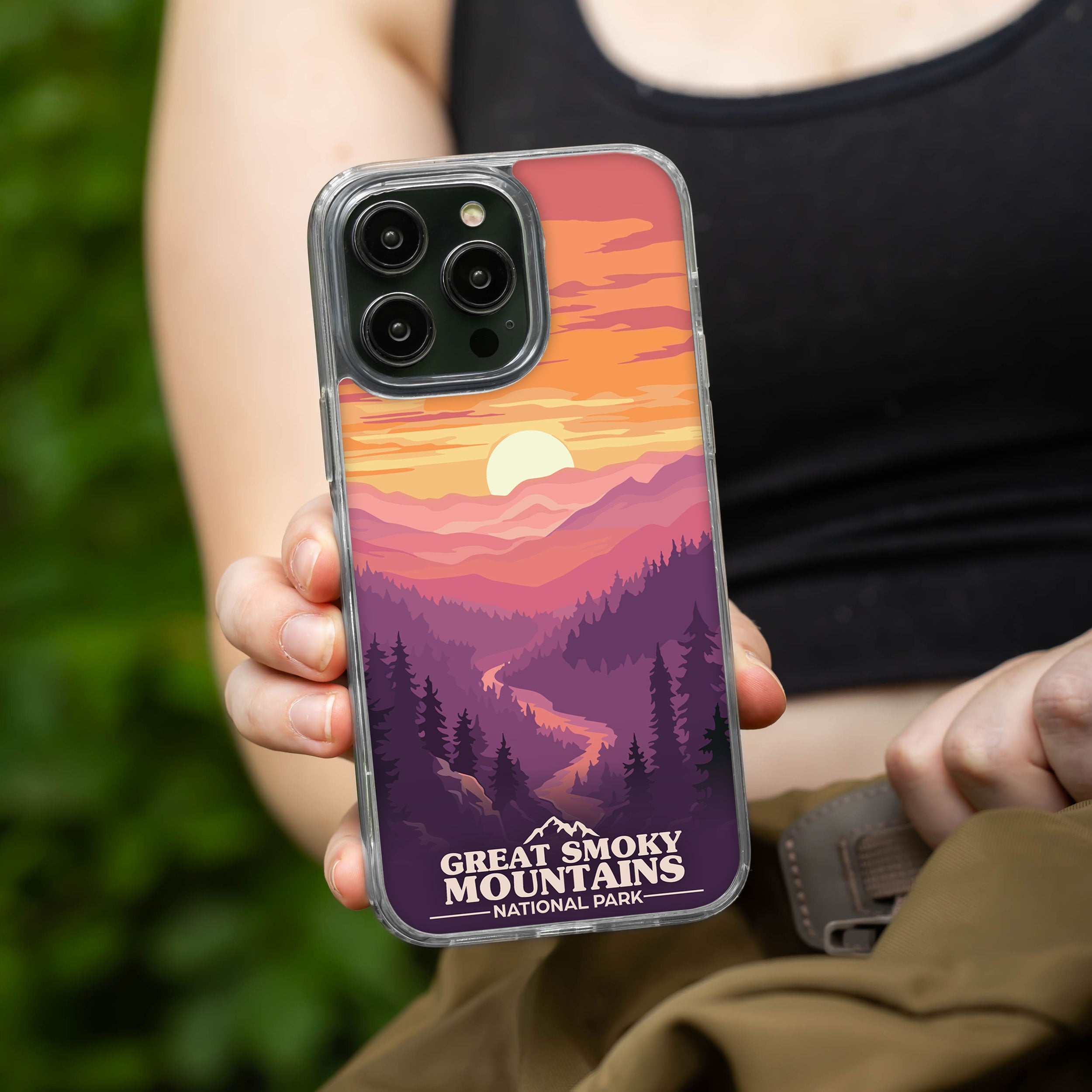 National Parks Great Smoky Mountains HD Apple iPhone 11 Series Phone Case
