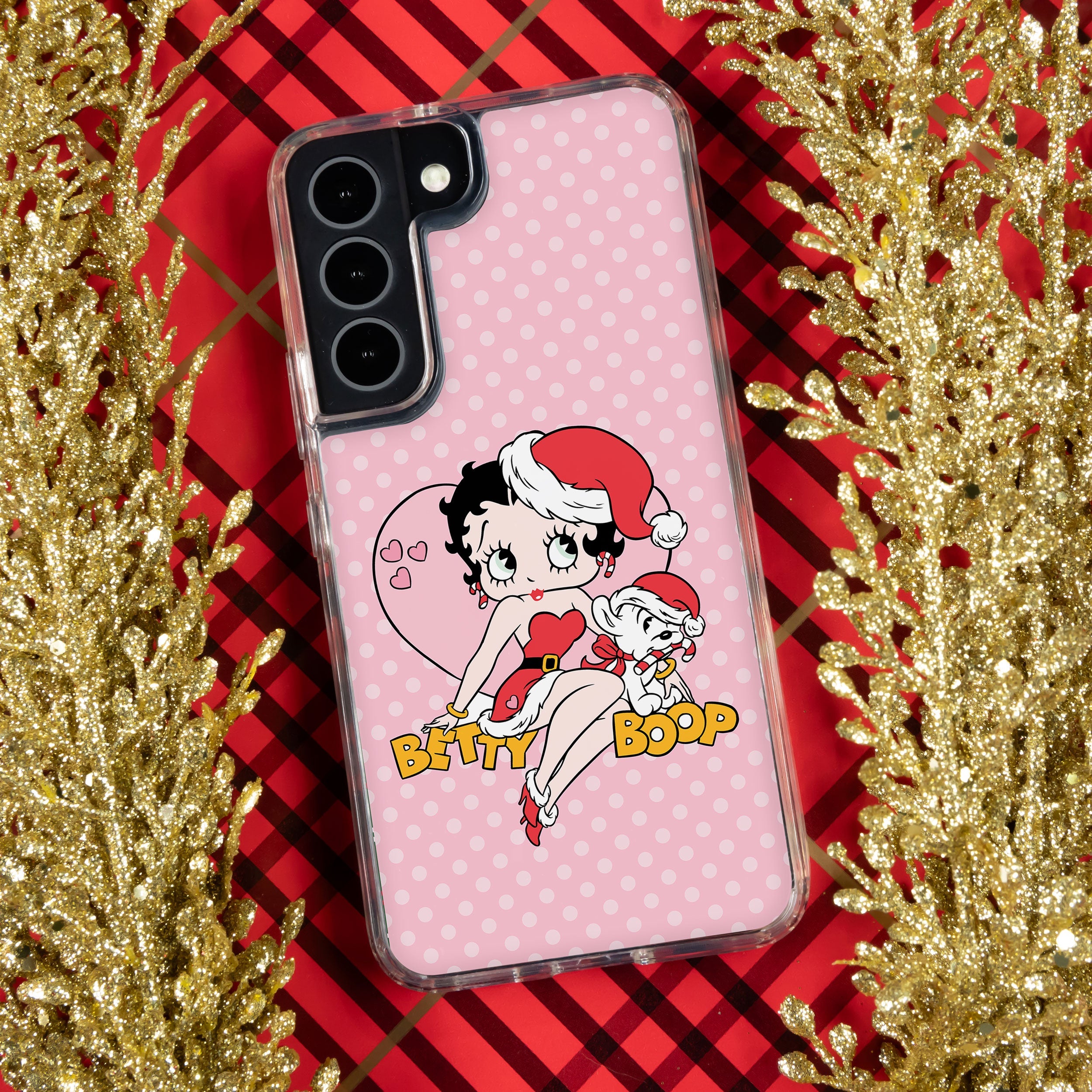 Betty Boop Christmas HD Samsung Galaxy S22 Phone Case