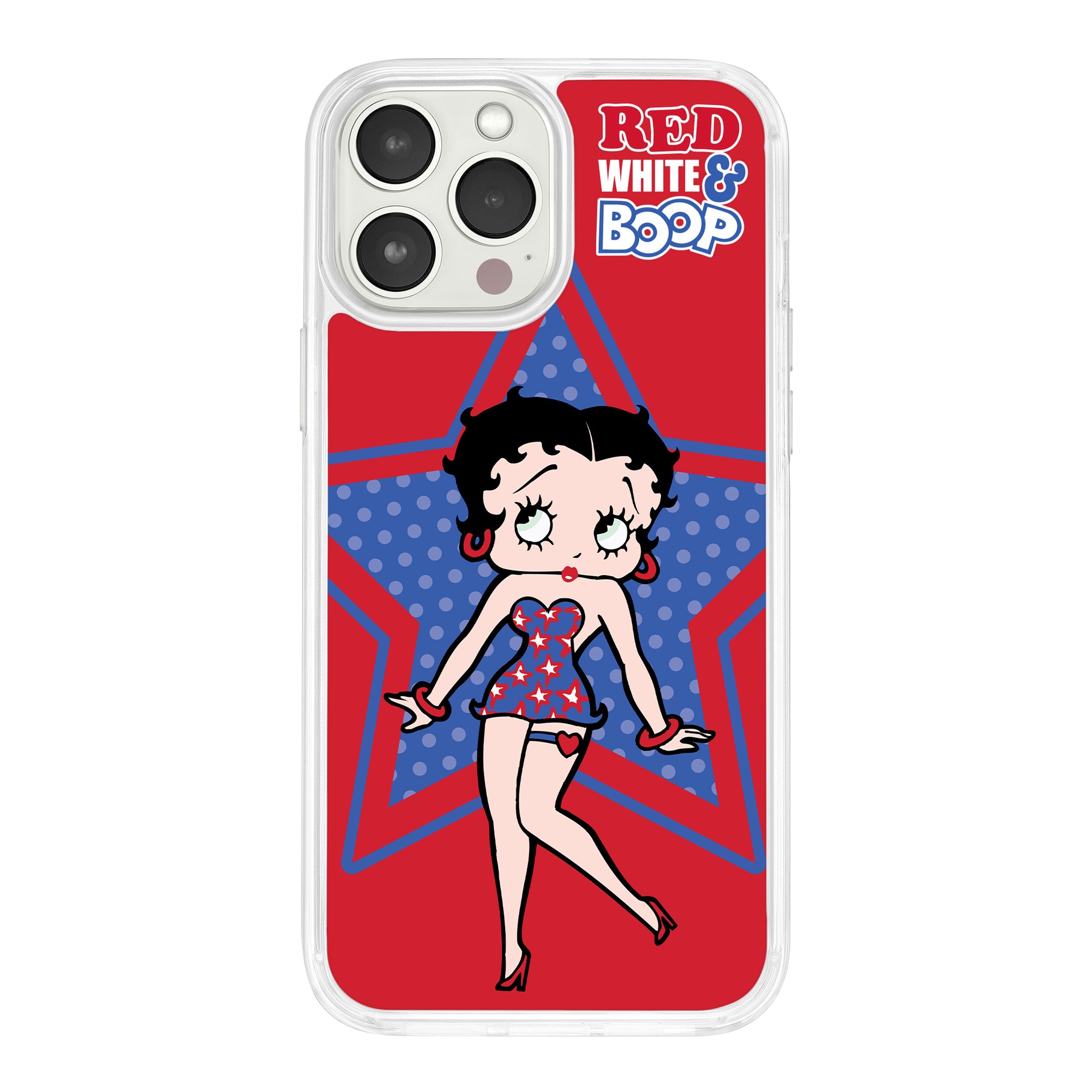 Betty Boop Red White & Boop HD Apple iPhone 12 Mag-Safe Phone Case