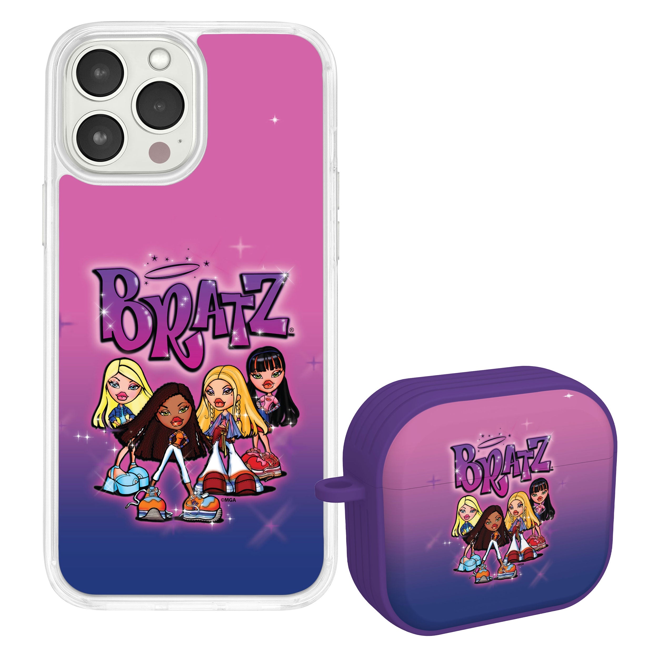 Bratz® Classic HD Apple iPhone 15 Mag-Safe Phone Case and AirPods Gen 3 Combo Package