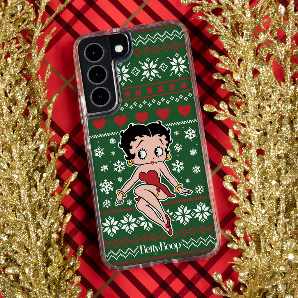 Betty Boop Happy Holidays HD Samsung Galaxy S23 Phone Case