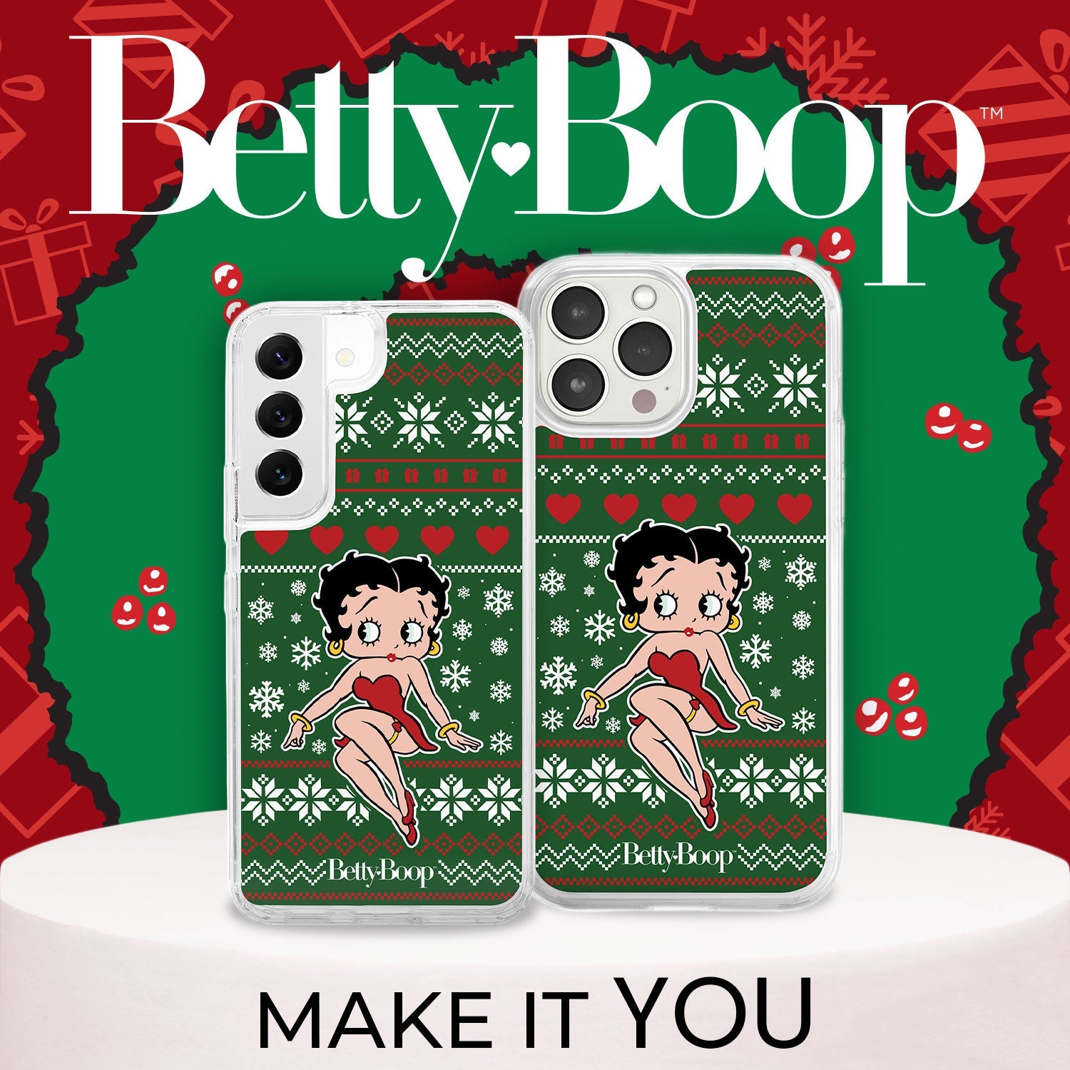 Betty Boop Happy Holidays HD Samsung Galaxy S23 Phone Case