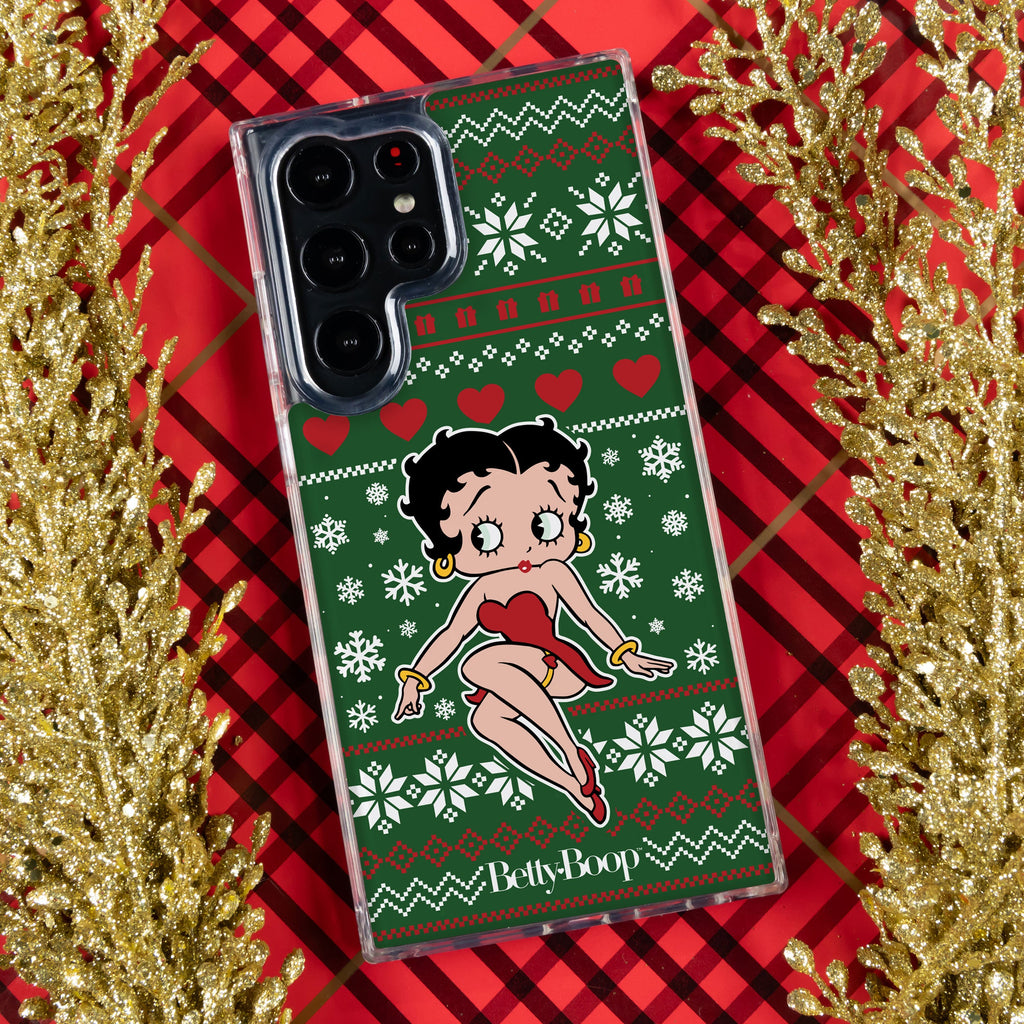 Betty Boop Happy Holidays HD Samsung Galaxy S22 Phone Case