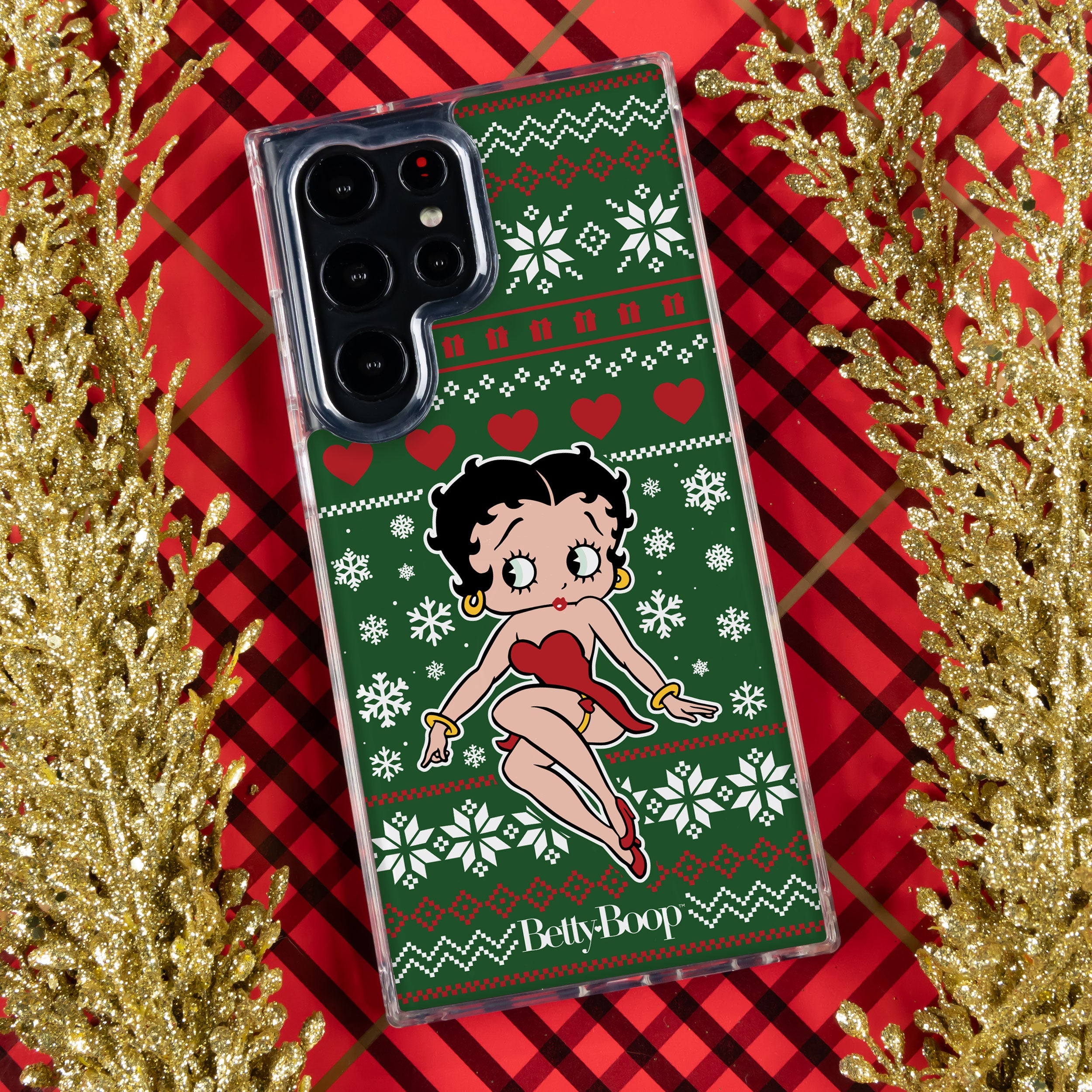Betty Boop Happy Holidays HD Samsung Galaxy S22 Phone Case