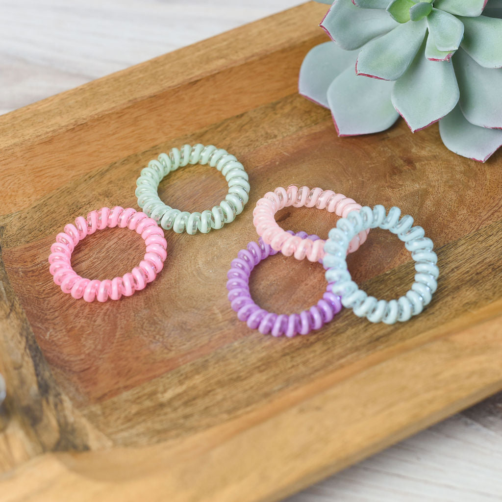 Large Lauren Lane Hair Coil Set in Pastel Pop