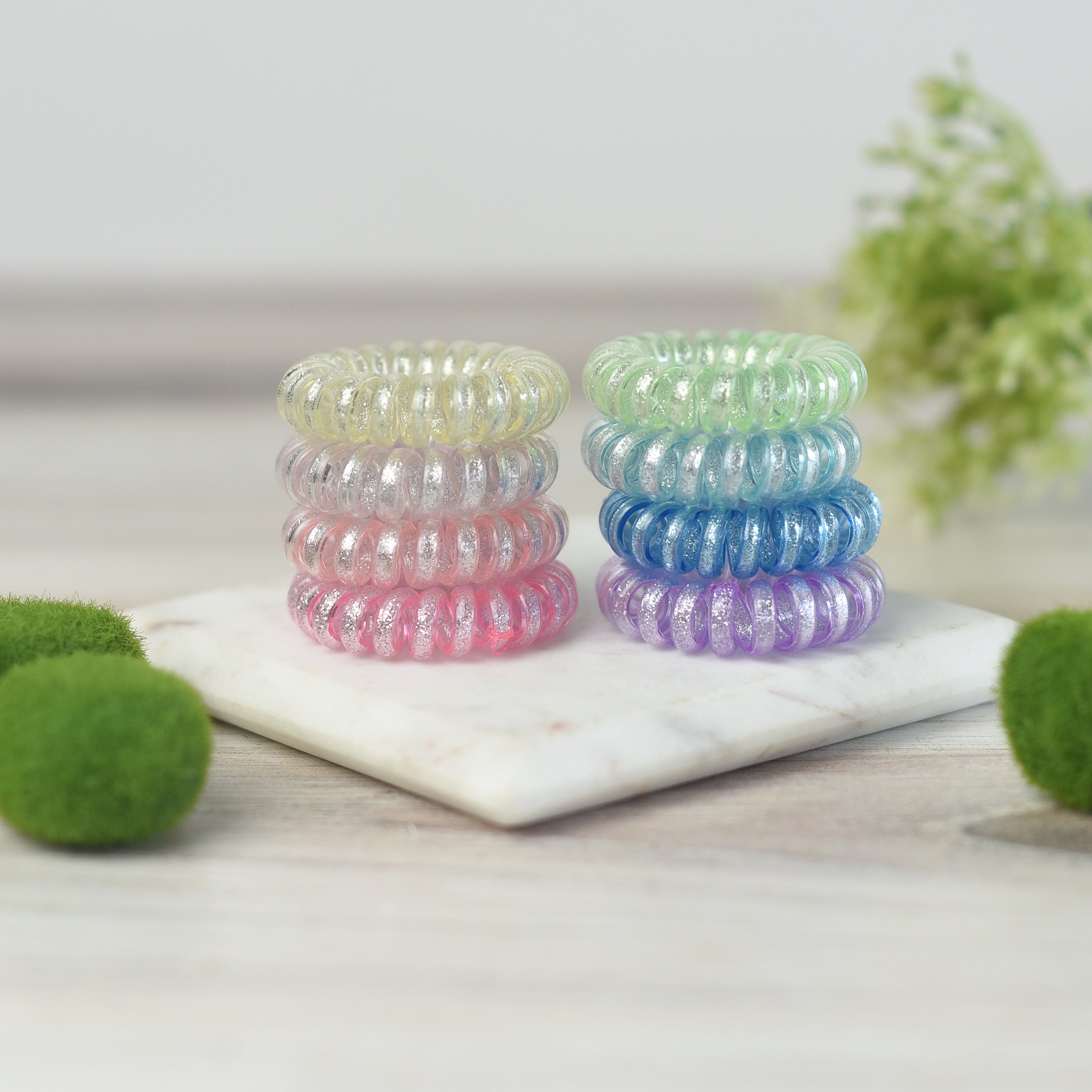 Medium Hair Coil Set in Shimmer Brights