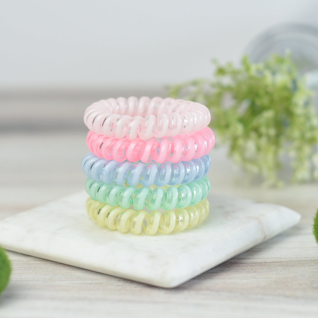 Large Lauren Lane Hair Coil Set in Pastel Pop