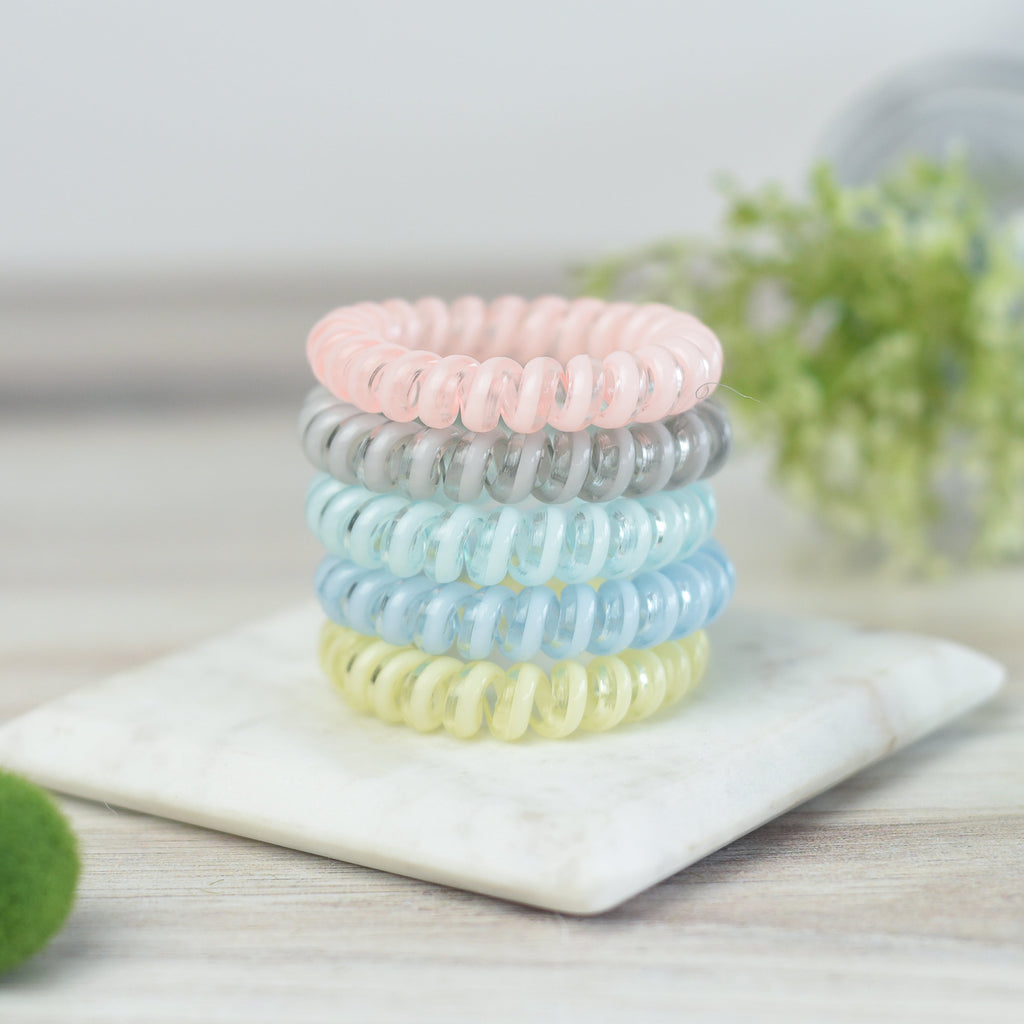 Large Lauren Lane Hair Coil Set in Pastel Pop