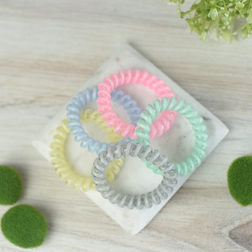 Large Lauren Lane Hair Coil Set in Pastel Pop