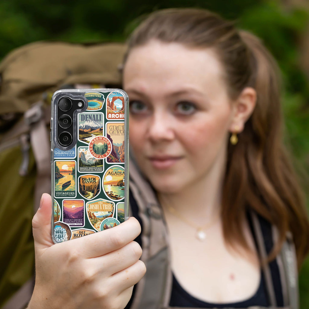 National Parks Stickers HD Samsung Galaxy S22 Phone Case