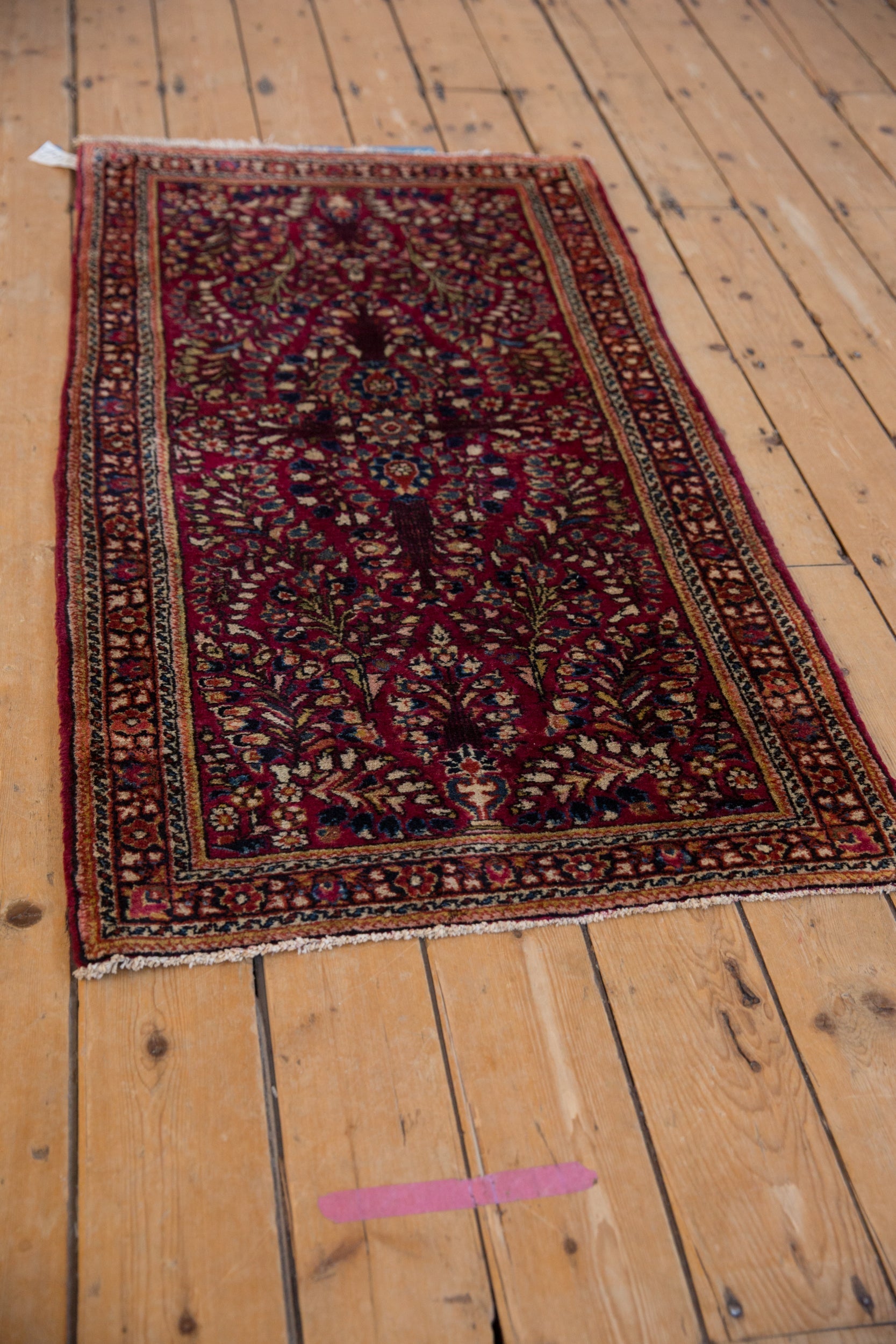 2.5x5 Vintage Fine American Sarouk Rug Runner
