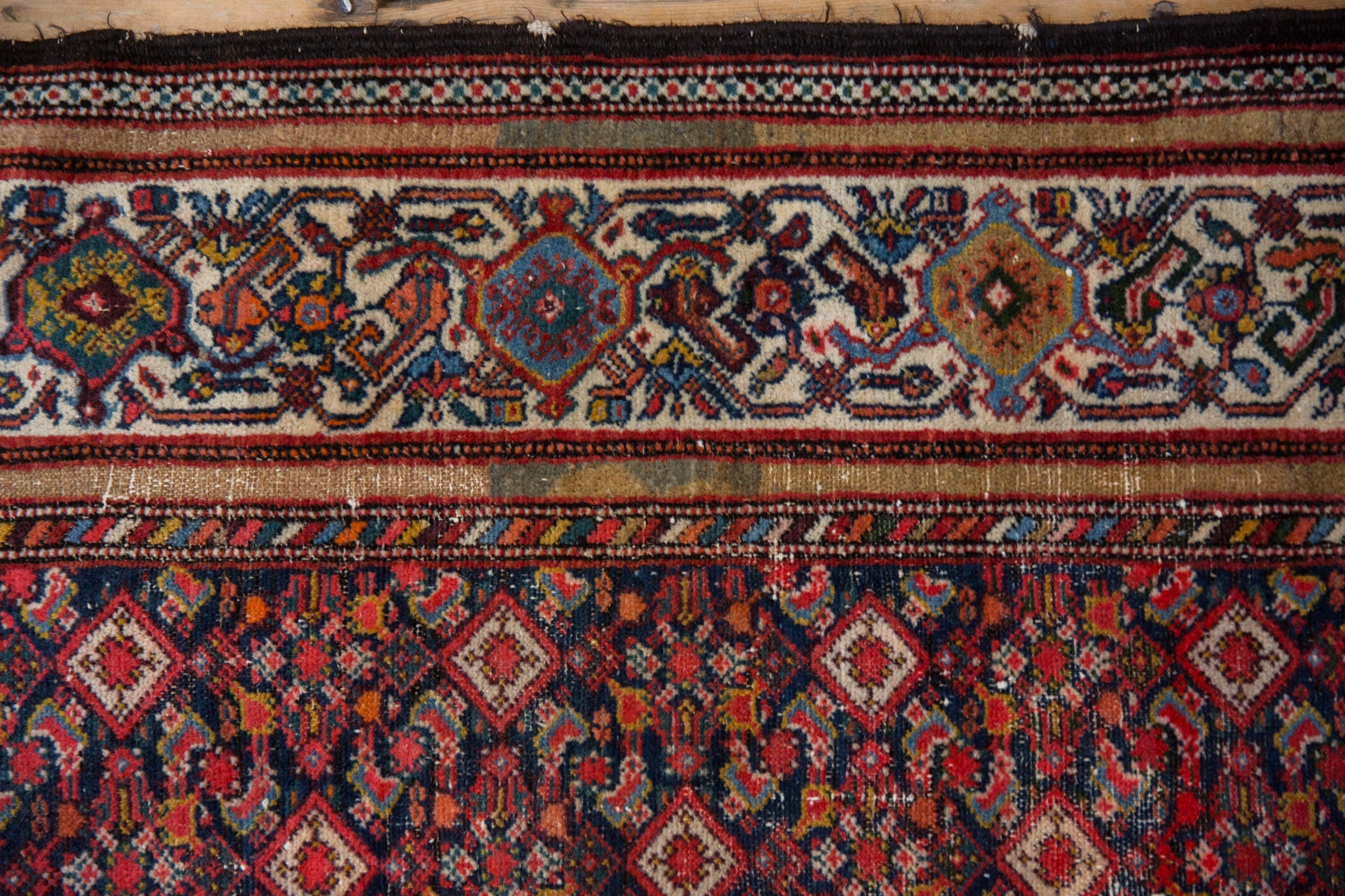 3.5x12 Vintage Malayer Rug Runner