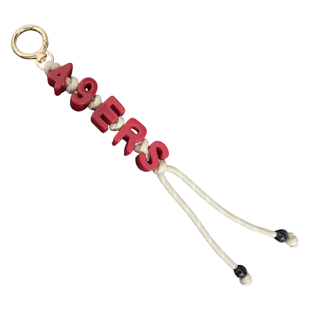 49ERS ♡ bag charm