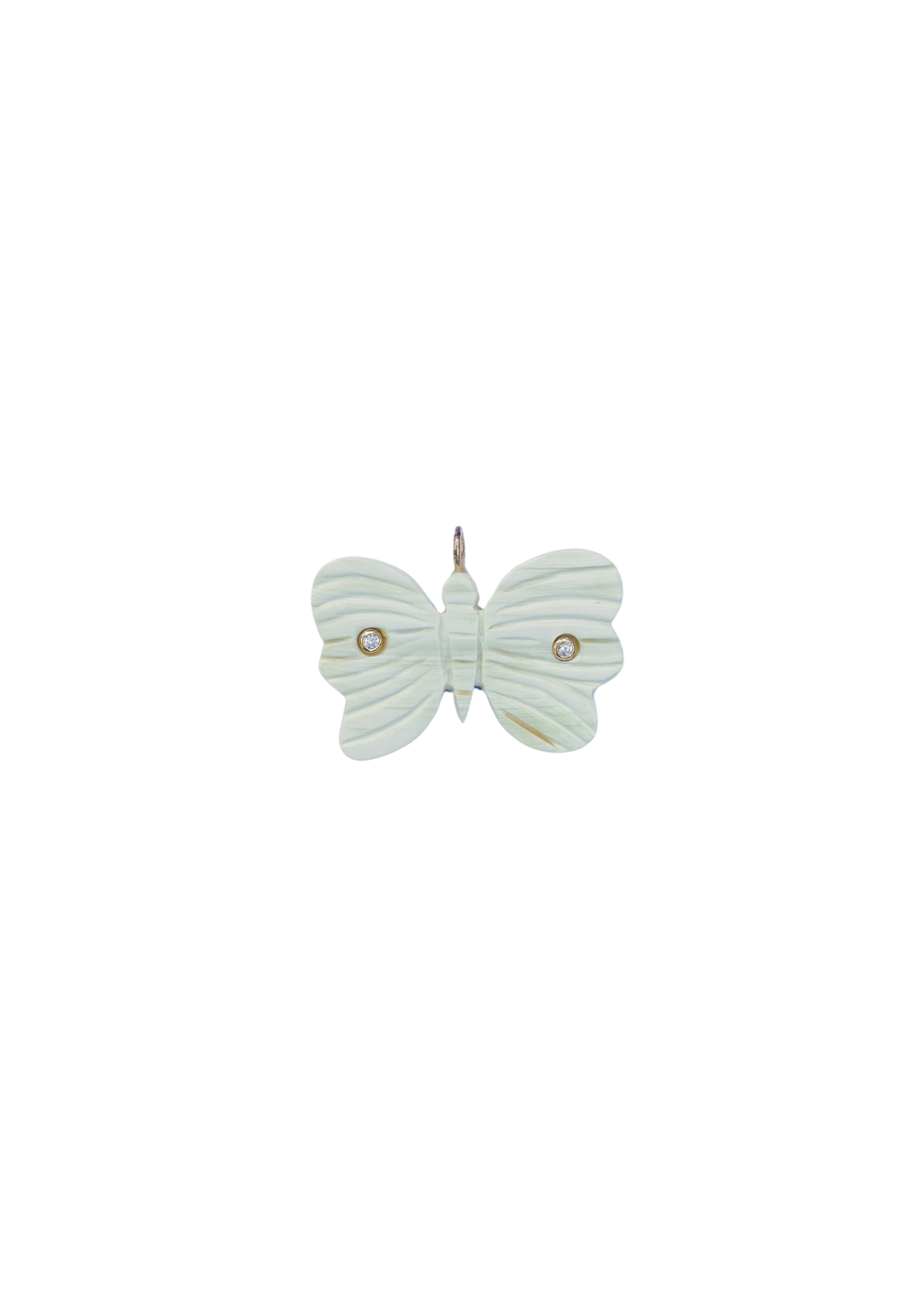 Butterfly Horn Embellished Charm