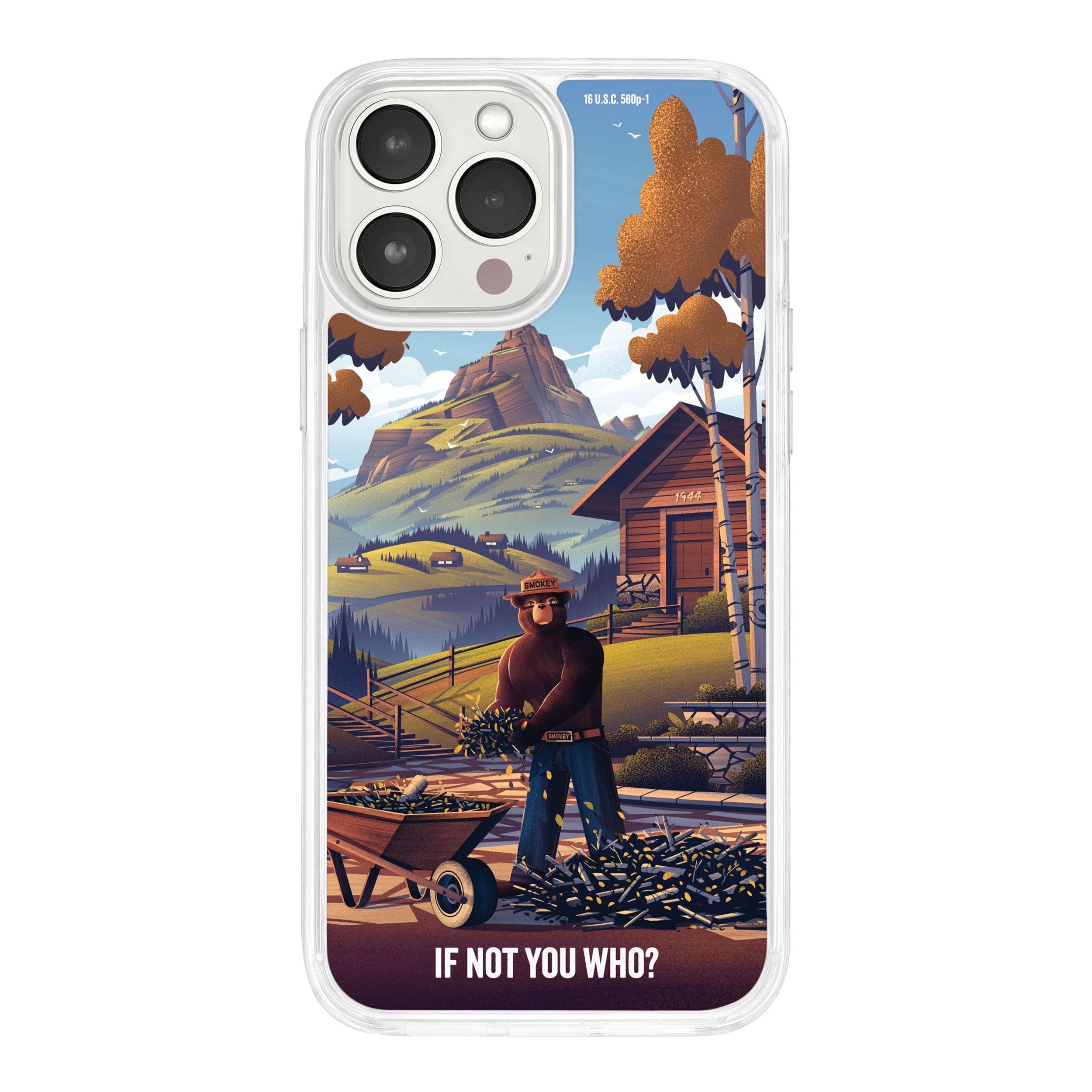 Smokey Bear Classic HD Apple iPhone 13 Series Mag-Safe Phone Case