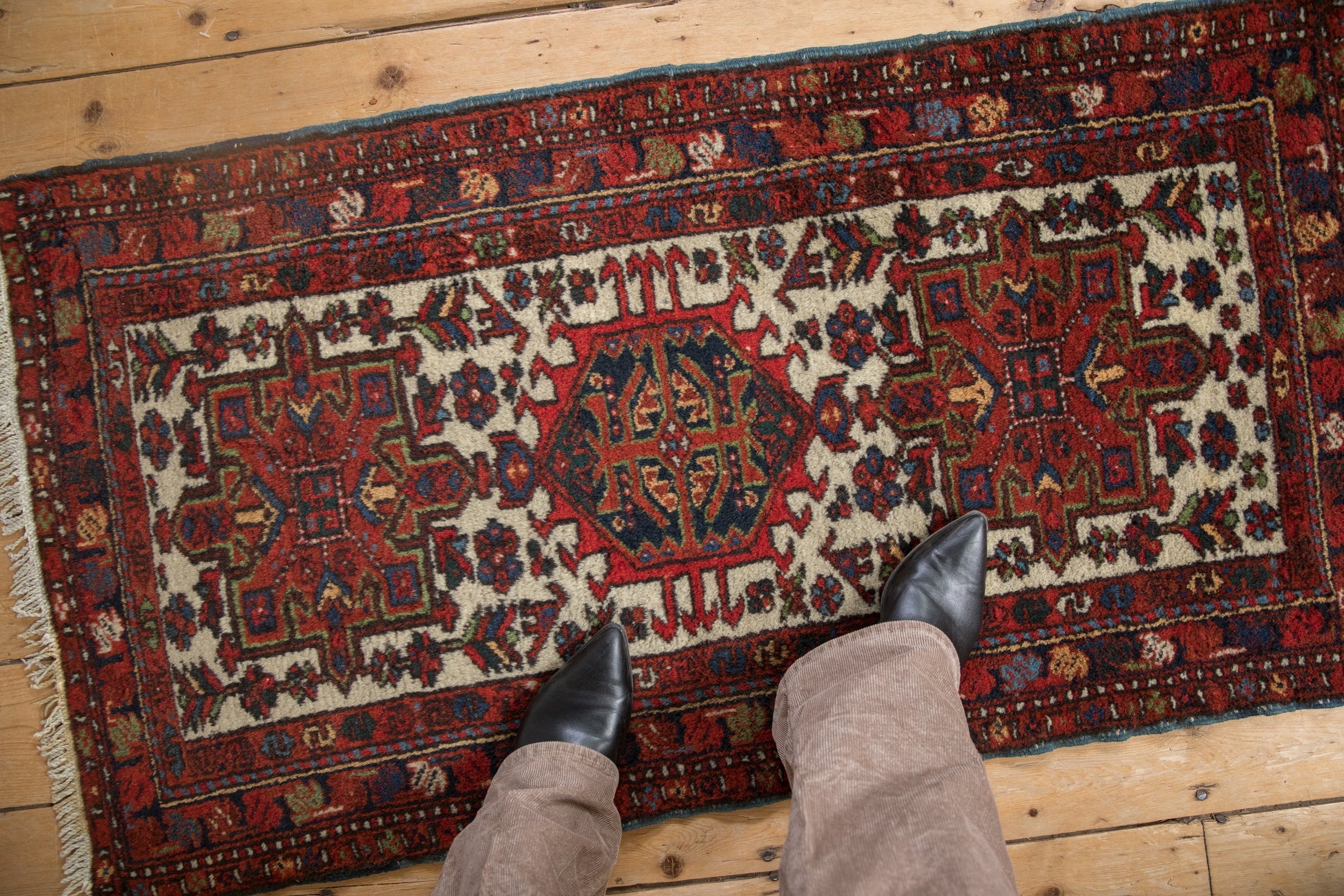 2x4.5 Vintage Karaja Rug Runner
