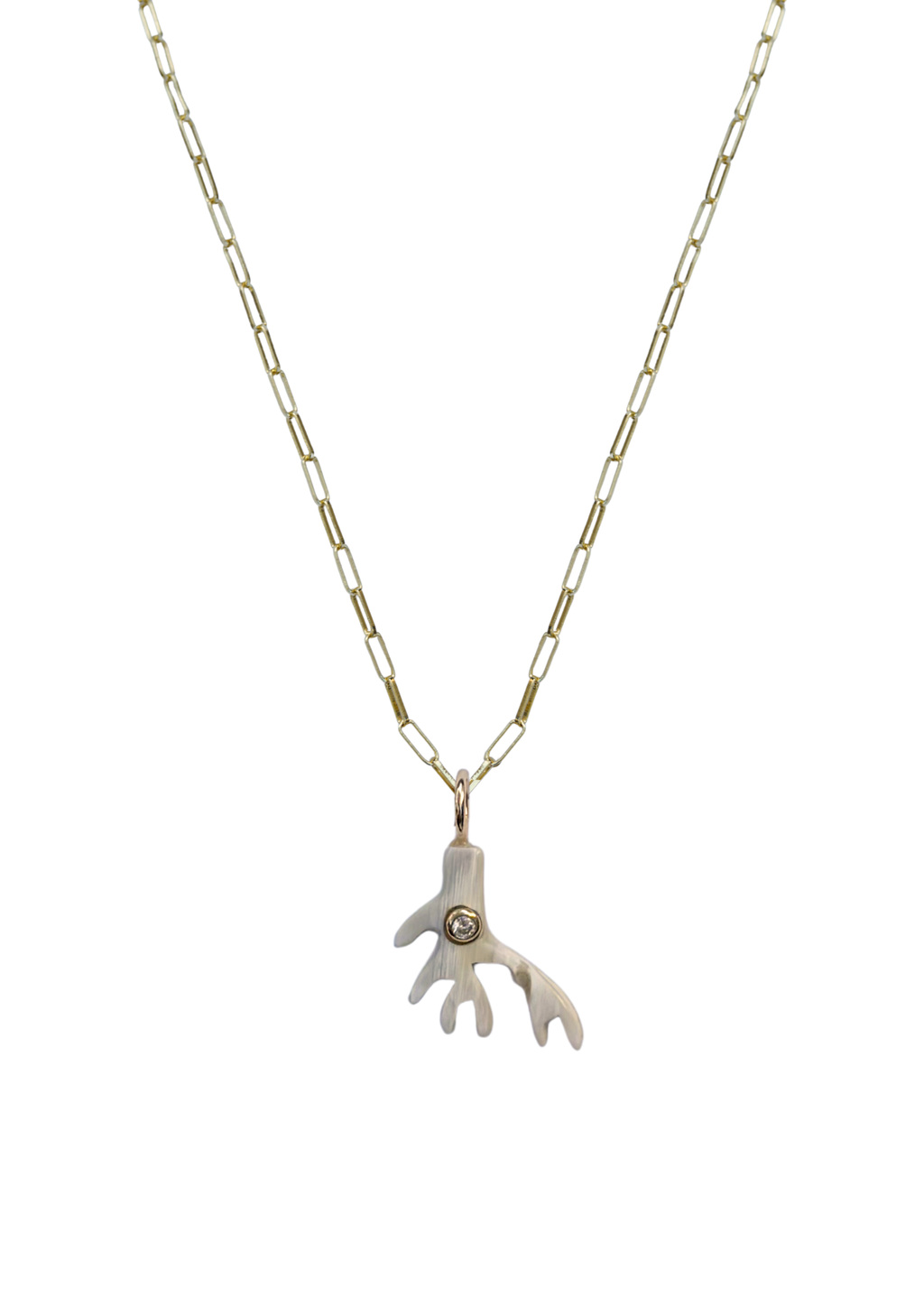 Mini Coral Horn Charm