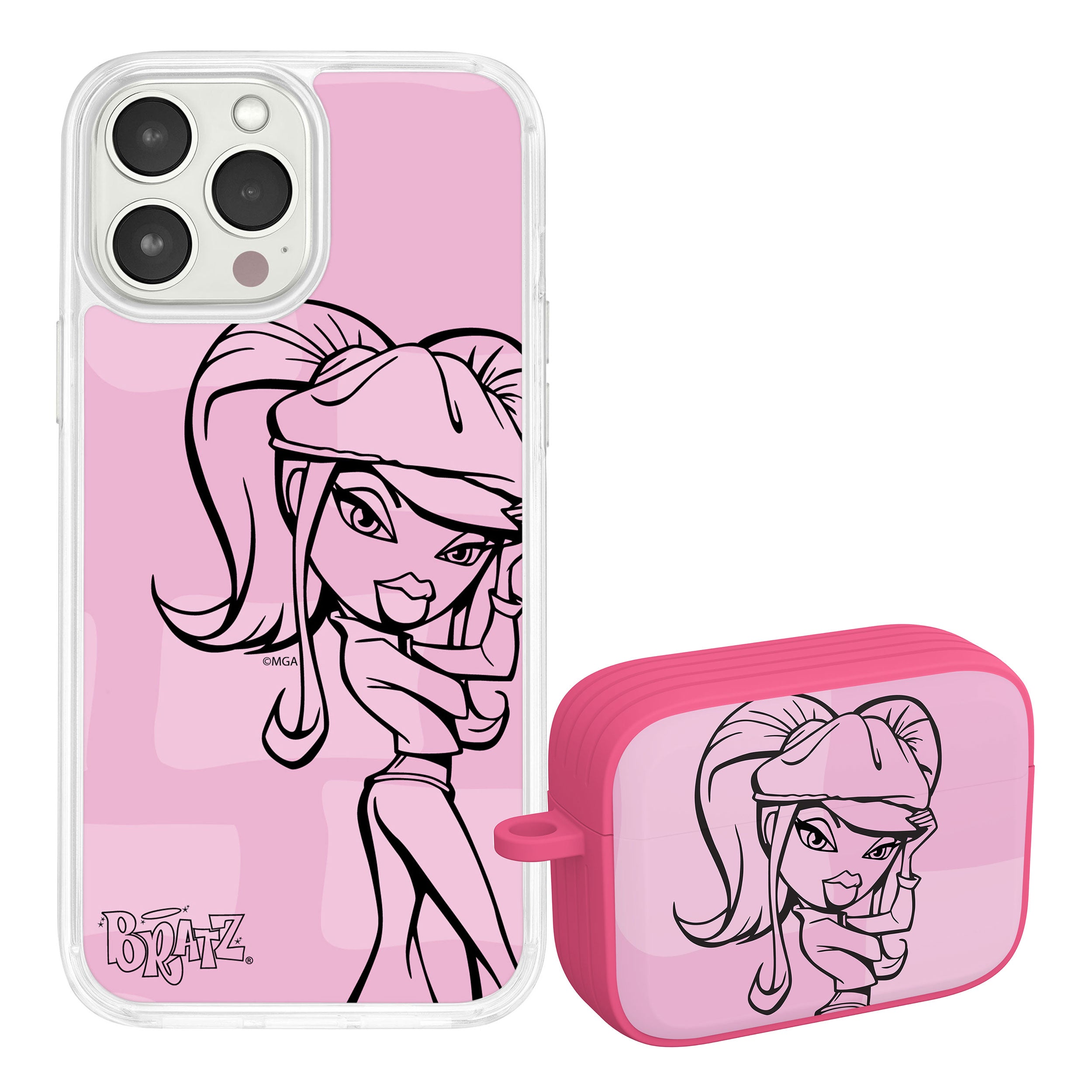 Bratz® Passion For Fashion HD Apple iPhone 12 Mag-Safe Phone Case and AirPods Pro Combo Package