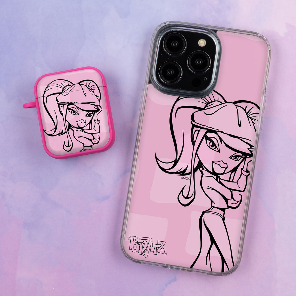 Bratz® Passion For Fashion HD Apple iPhone 13 Mag-Safe Phone Case and AirPods Gen 1 & 2 Combo Package