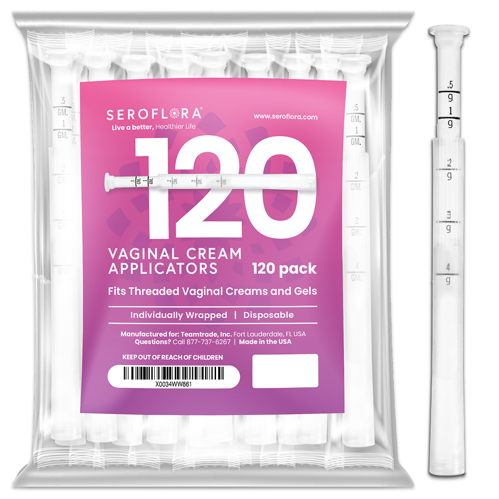 Disposable Vaginal Cream Applicators for Premarin, Estrace & many others (120ct)