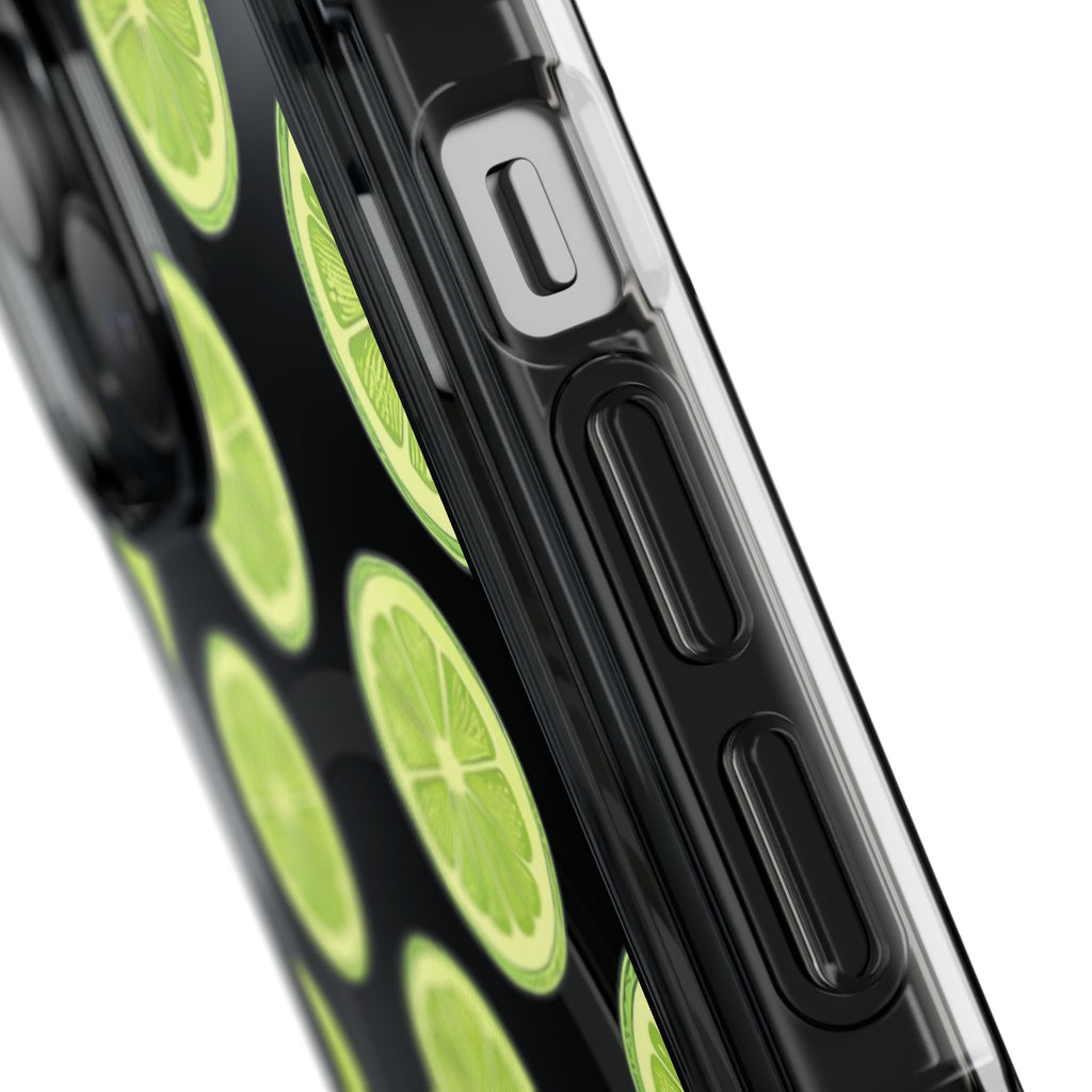 Lime Slice Magnetic Clear Phone Case
