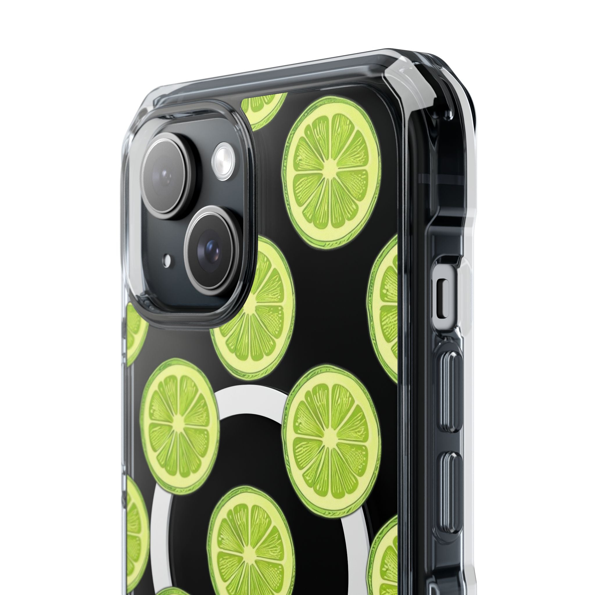 Lime Slice Magnetic Clear Phone Case