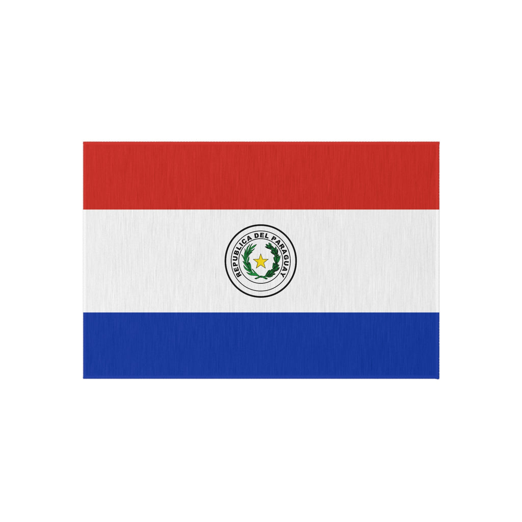 Flag Of Paraguay Outdoor Non-Slip Door Mat | Asuncion | Ciudad Del Este | San Lorenzo | Gift for Paraguayans | 24"x36"