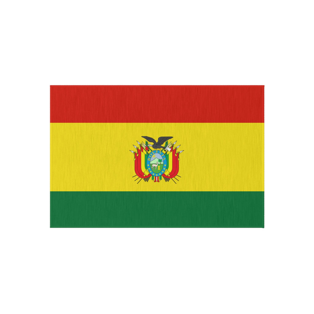Flag Of Bolivia Outdoor Non-Slip Door Mat | Santa Cruz | El Alto | La Paz | Gift for Bolivians | 24"x36"