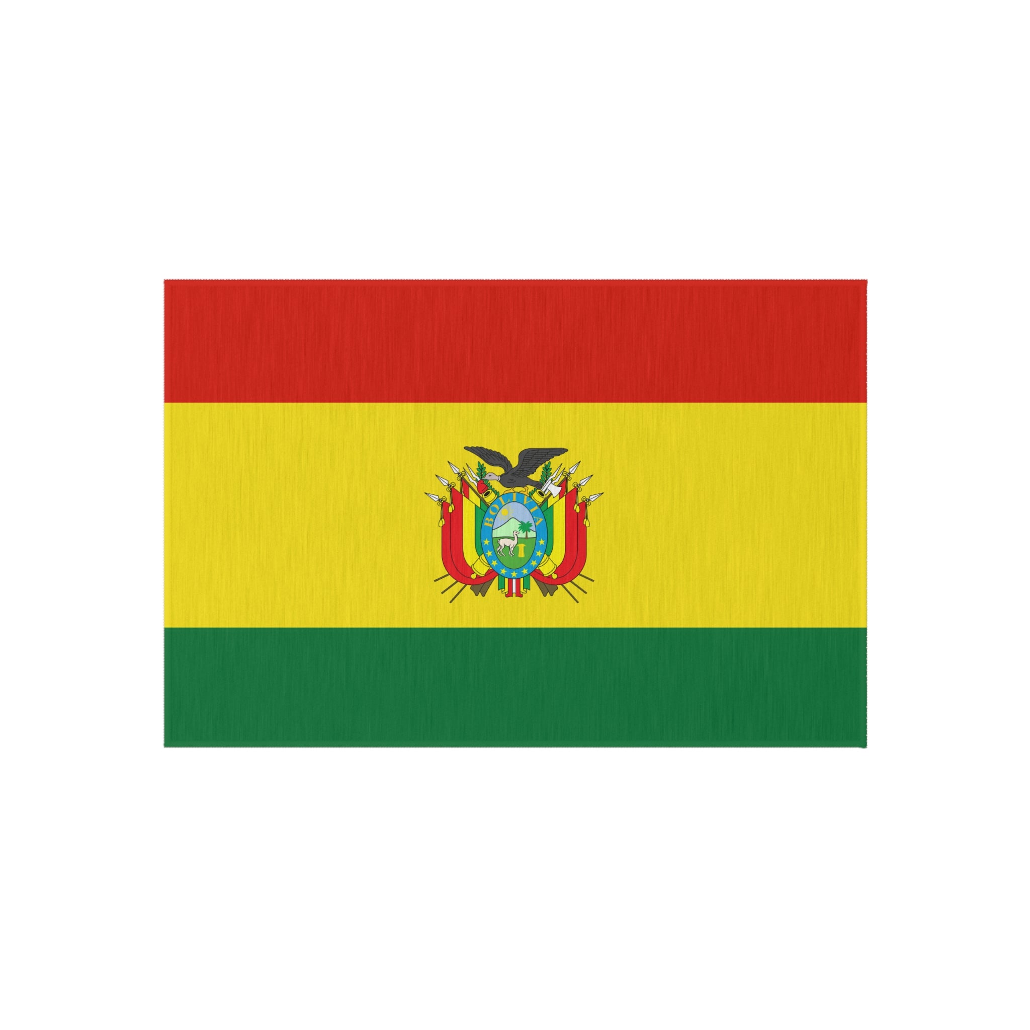 Flag Of Bolivia Outdoor Non-Slip Door Mat | Santa Cruz | El Alto | La Paz | Gift for Bolivians | 24"x36"