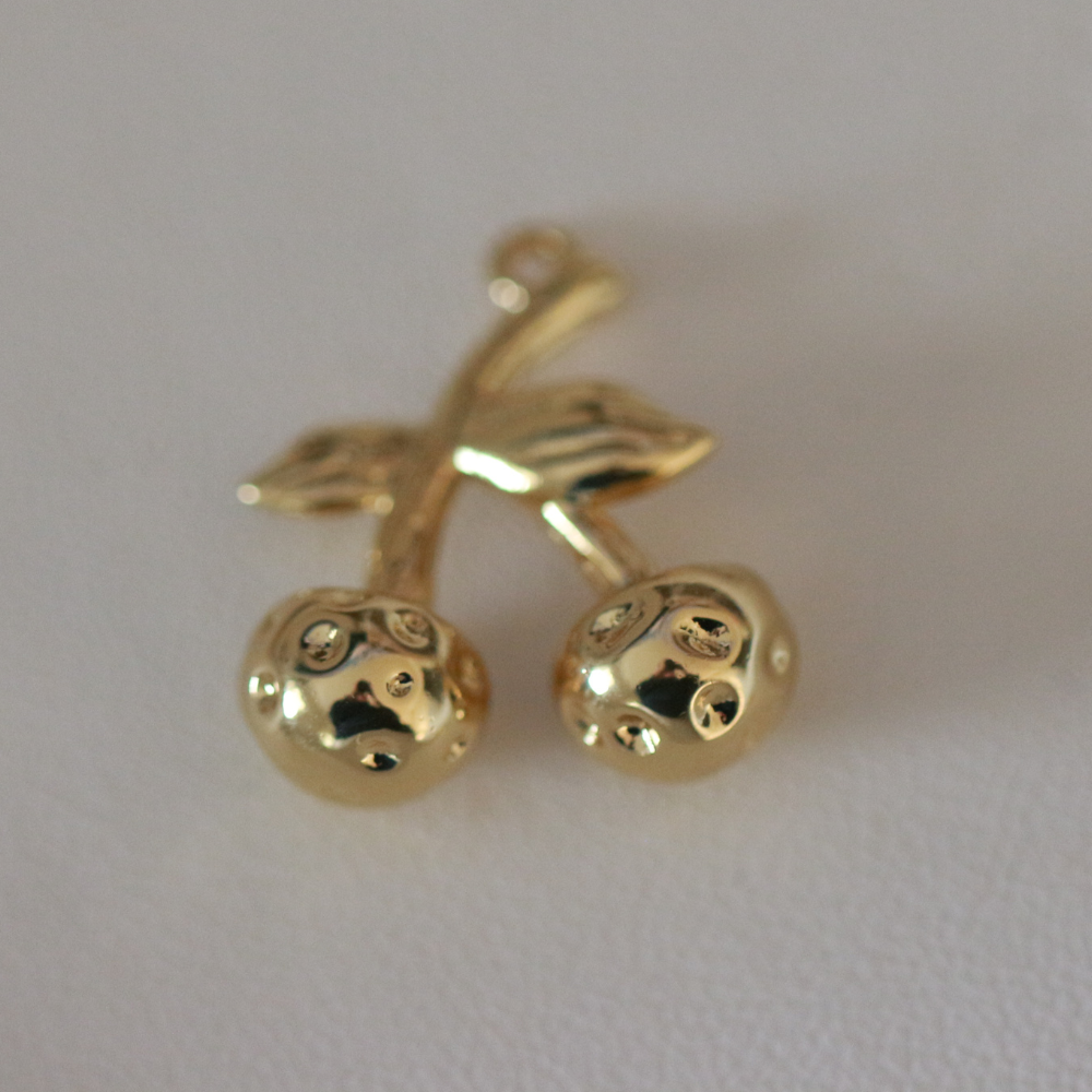 Gold Cherry Charm ~ Deep South Originals