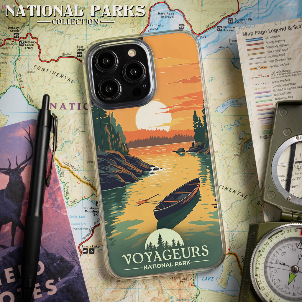 National Parks Voyageurs HD Apple iPhone 15 Series Mag-Safe Phone Case