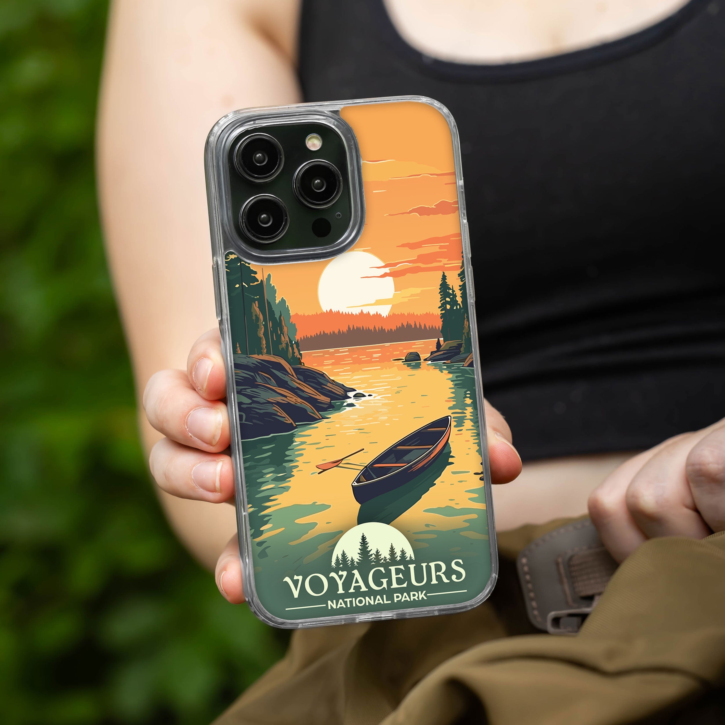 National Parks Voyageurs HD Apple iPhone 15 Series Mag-Safe Phone Case