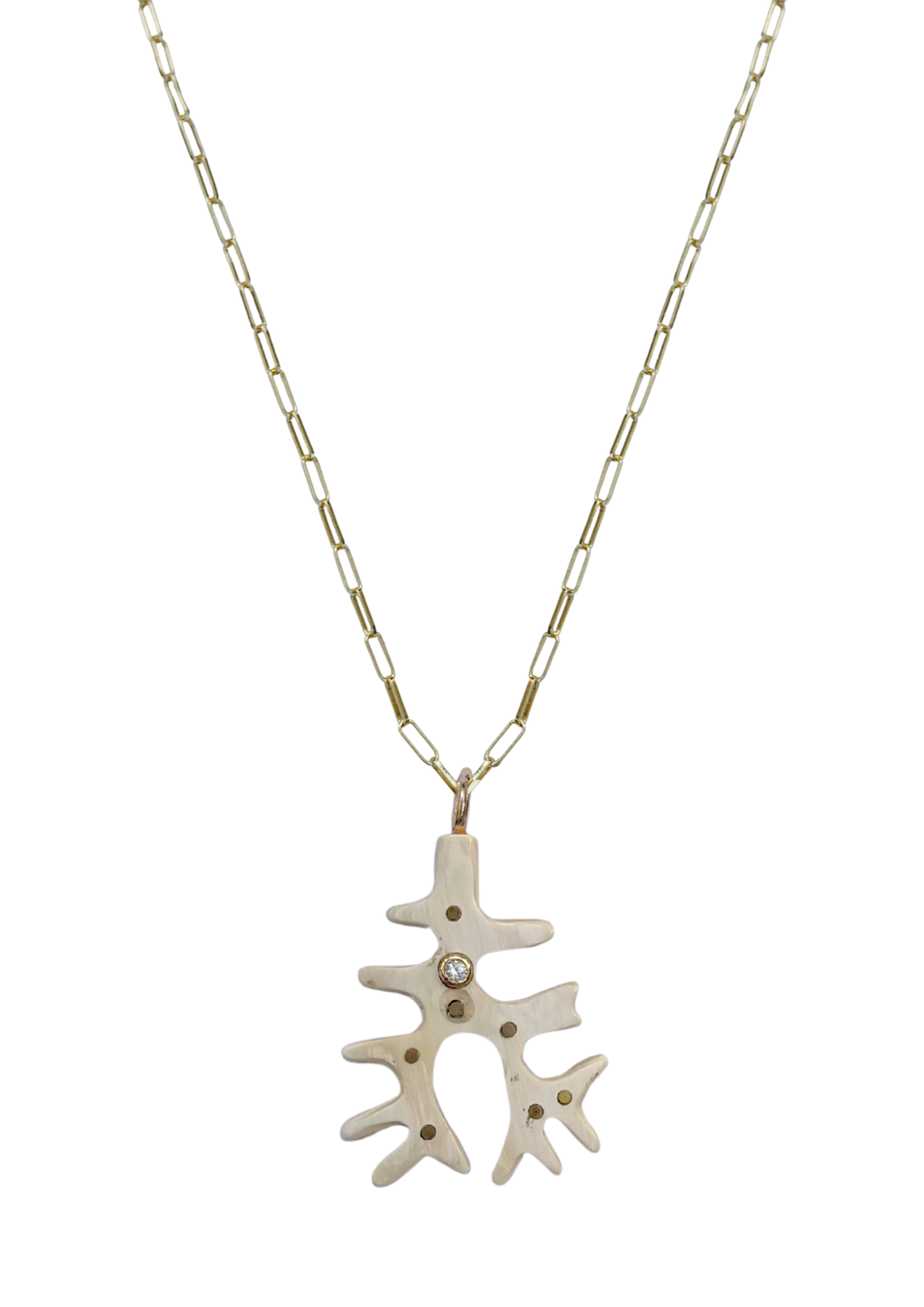 Coral Horn Charm