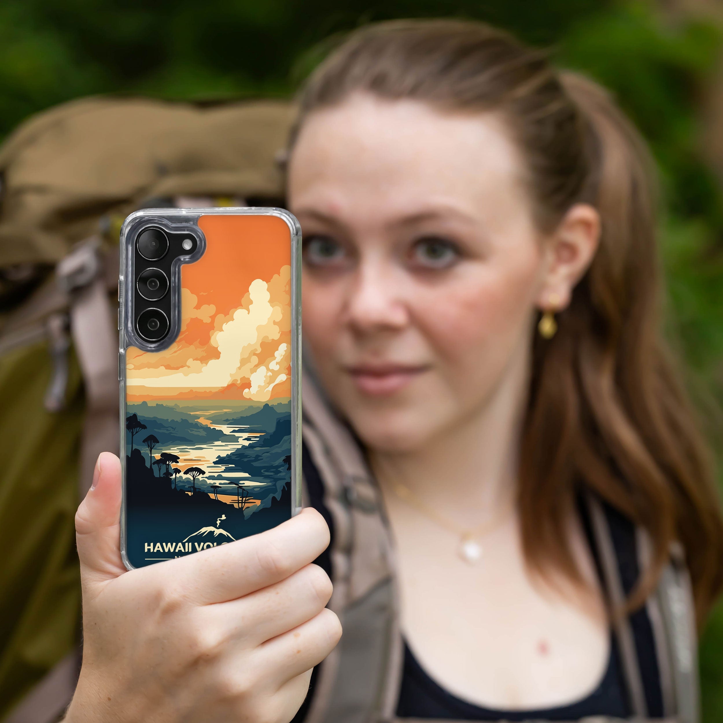National Parks Hawaii Volcanoes HD Samsung Galaxy S21 Phone Case