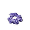 Mini Purple Flowers Spring Scrunchie