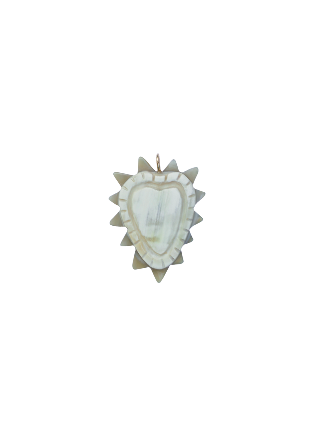 Amour Heart Horn Charm