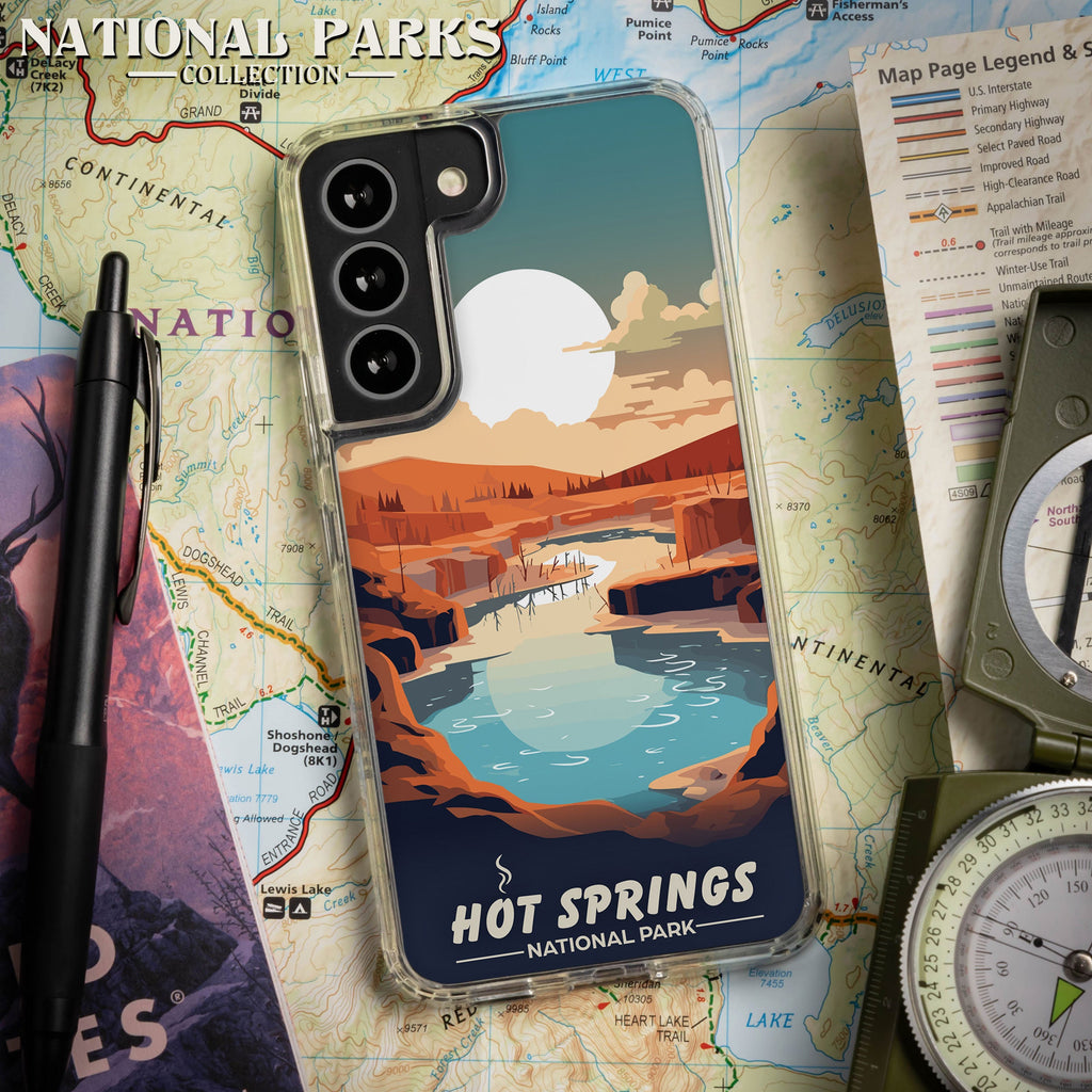 National Parks Hot Springs HD Samsung Galaxy S22 Phone Case