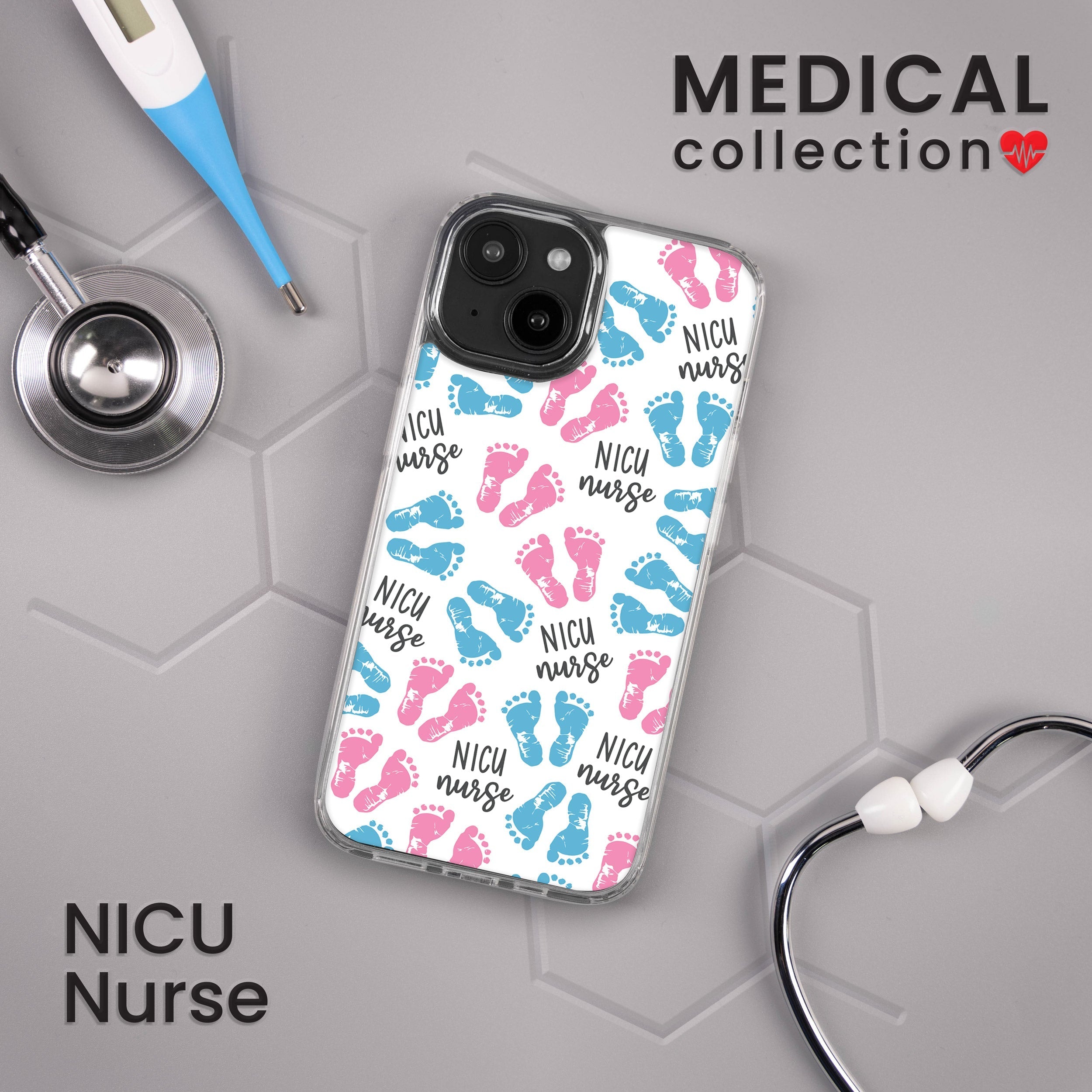 Nurse HD Apple iPhone 15 Series Mag-Safe Phone Case