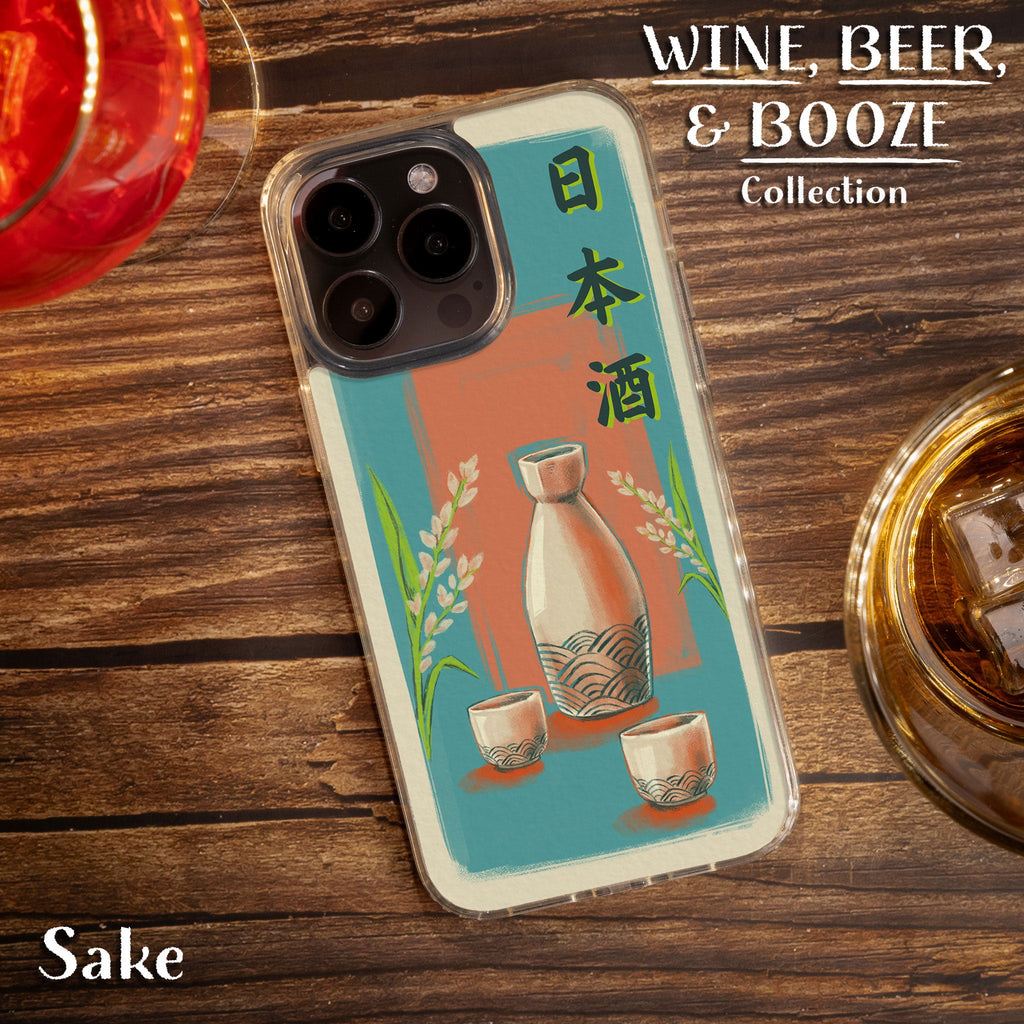 Wine, Beer, & Booze HD Apple iPhone 14 Series Mag-Safe Phone Case