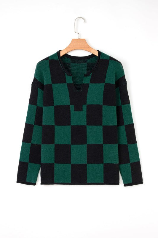 Amelia Drop Shoulder Knit Sweater