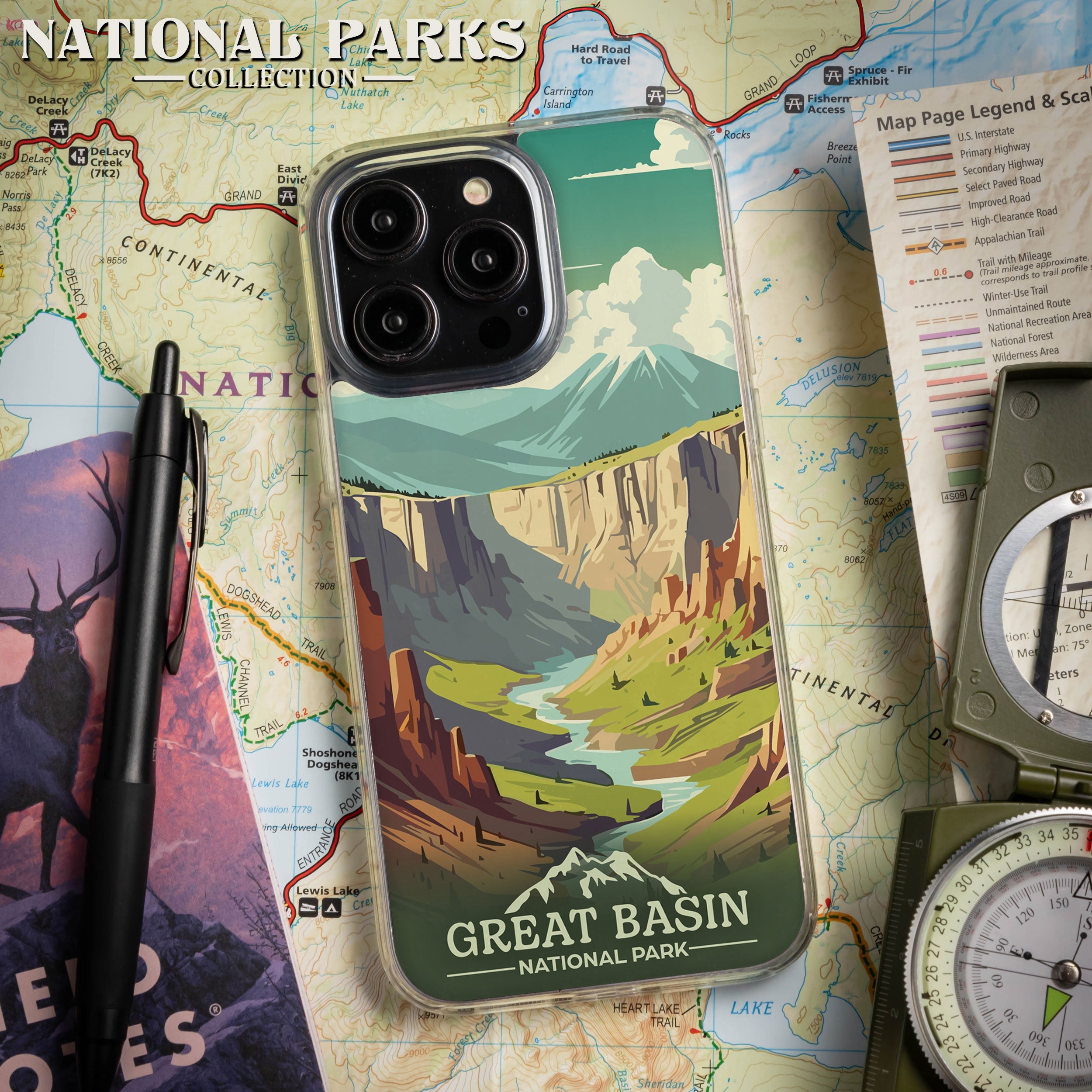 National Parks Great Basin HD Apple iPhone 13 Series Mag-Safe Phone Case